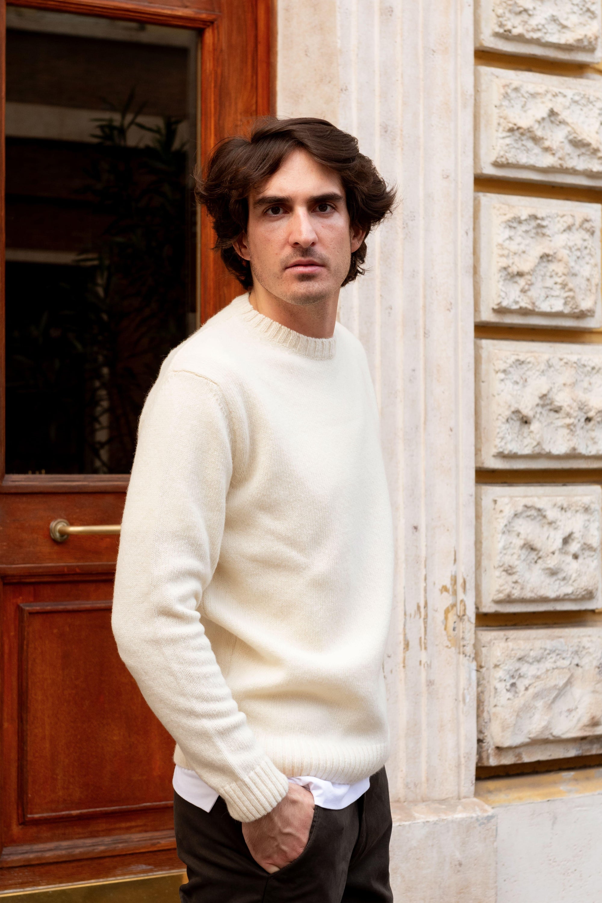 Maglia Shetland 551051015 PANNA Gaffi