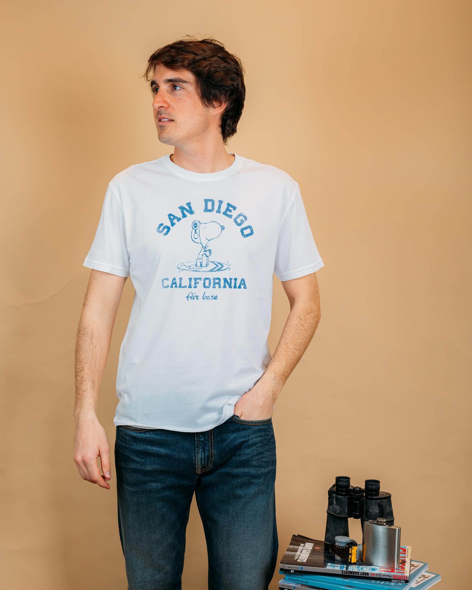 T-shirt Graphic San Diego White BLKM8000 04 Bl'ker 
