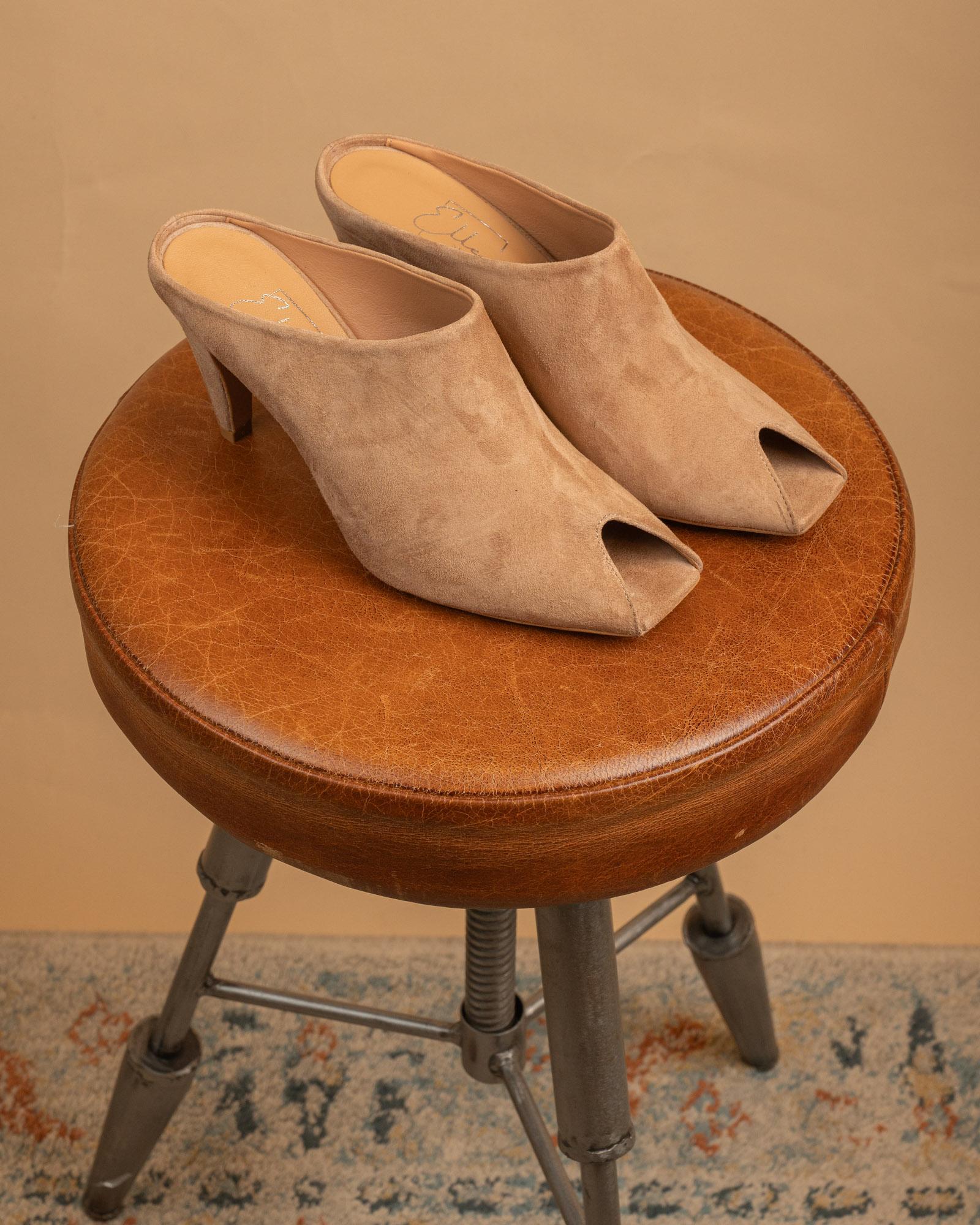 Sabot Camoscio Camel 2172 CA Elle Studio 