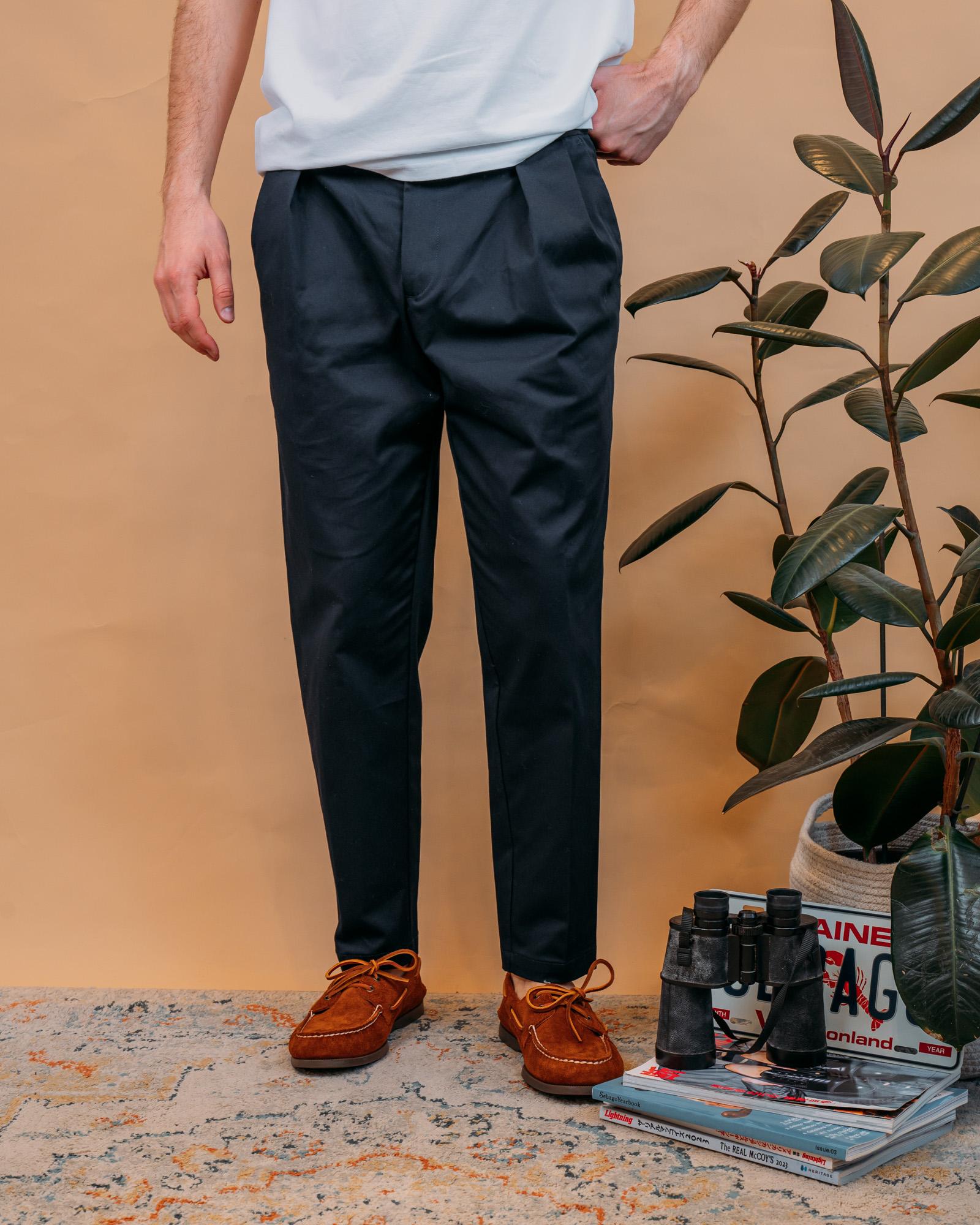 Pantaloni Tirana Navy GATIR7845S26 016 Gaffi 