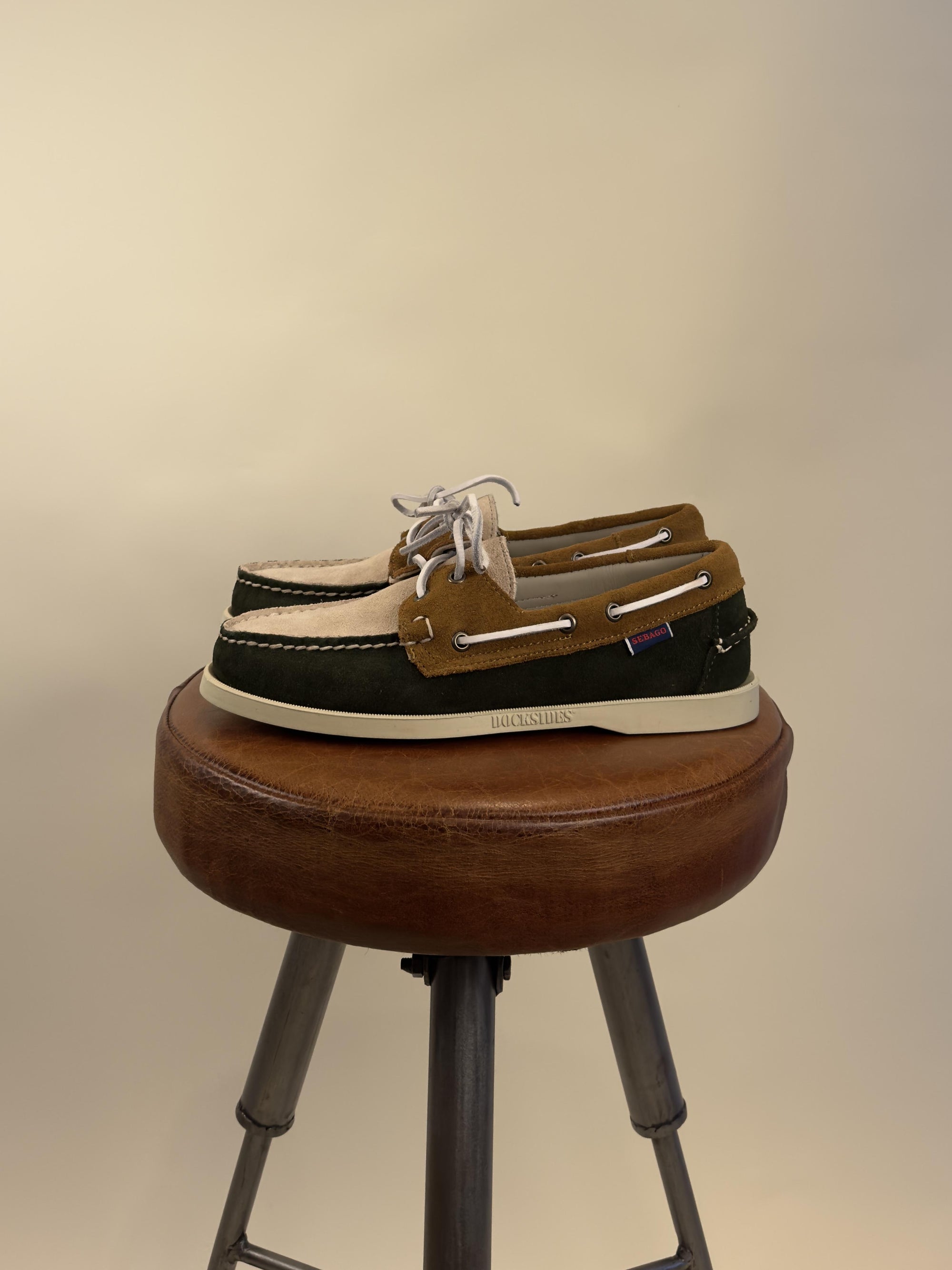 Portland Jib 70014J0AAG GREEN THYME-TAUPE-CUOIO Sebago