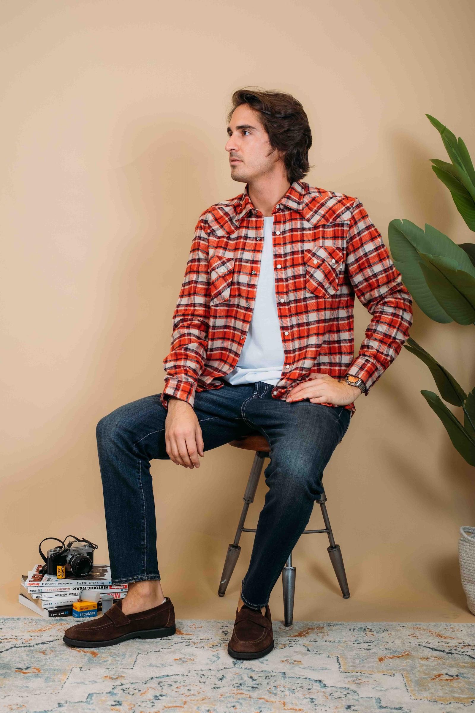 Western Shirt Twill Check RRU148CQ191510 C0159 Roy Roger's