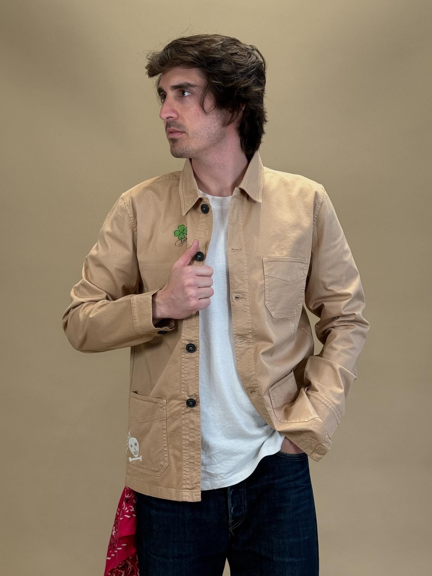 Overshirt Marshall con Stampe MARSHALL/S_T095 081 Clark 