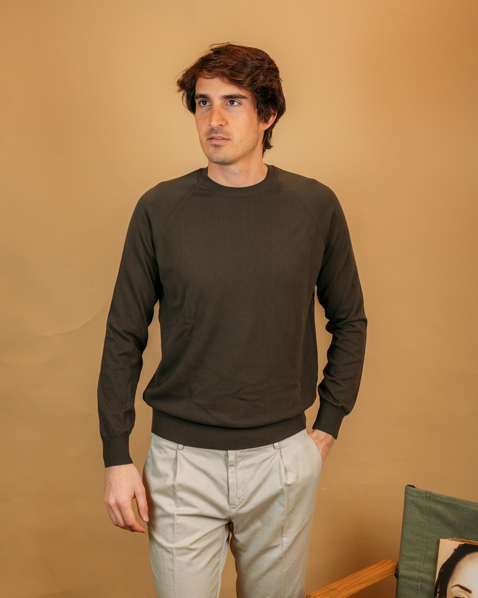 Maglia Raglan Verde Militare 1461569 510 Gaffi 