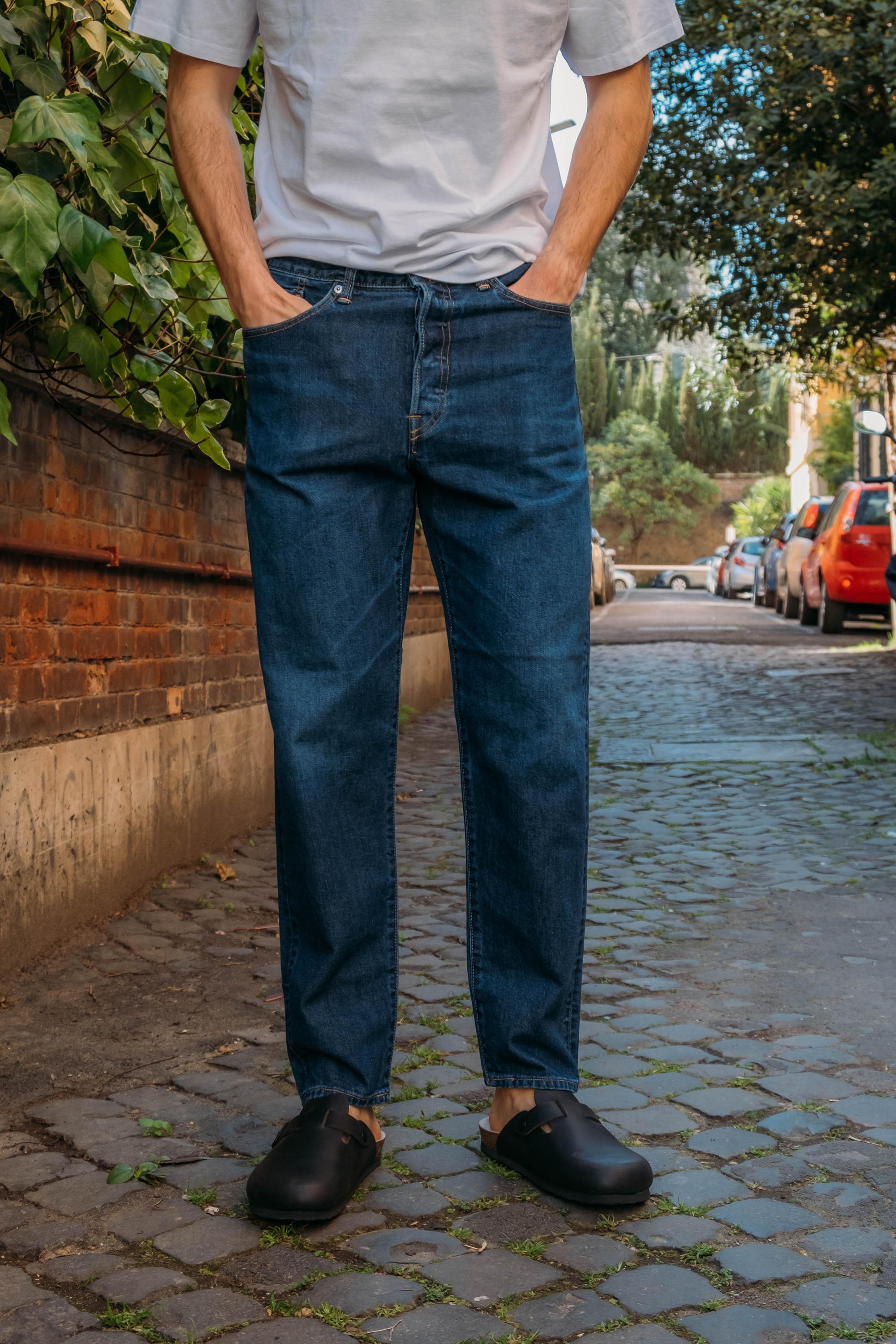 Loose "Made in Japan" Jeans I03070201K7 BLUE MID DARK USED Edwin