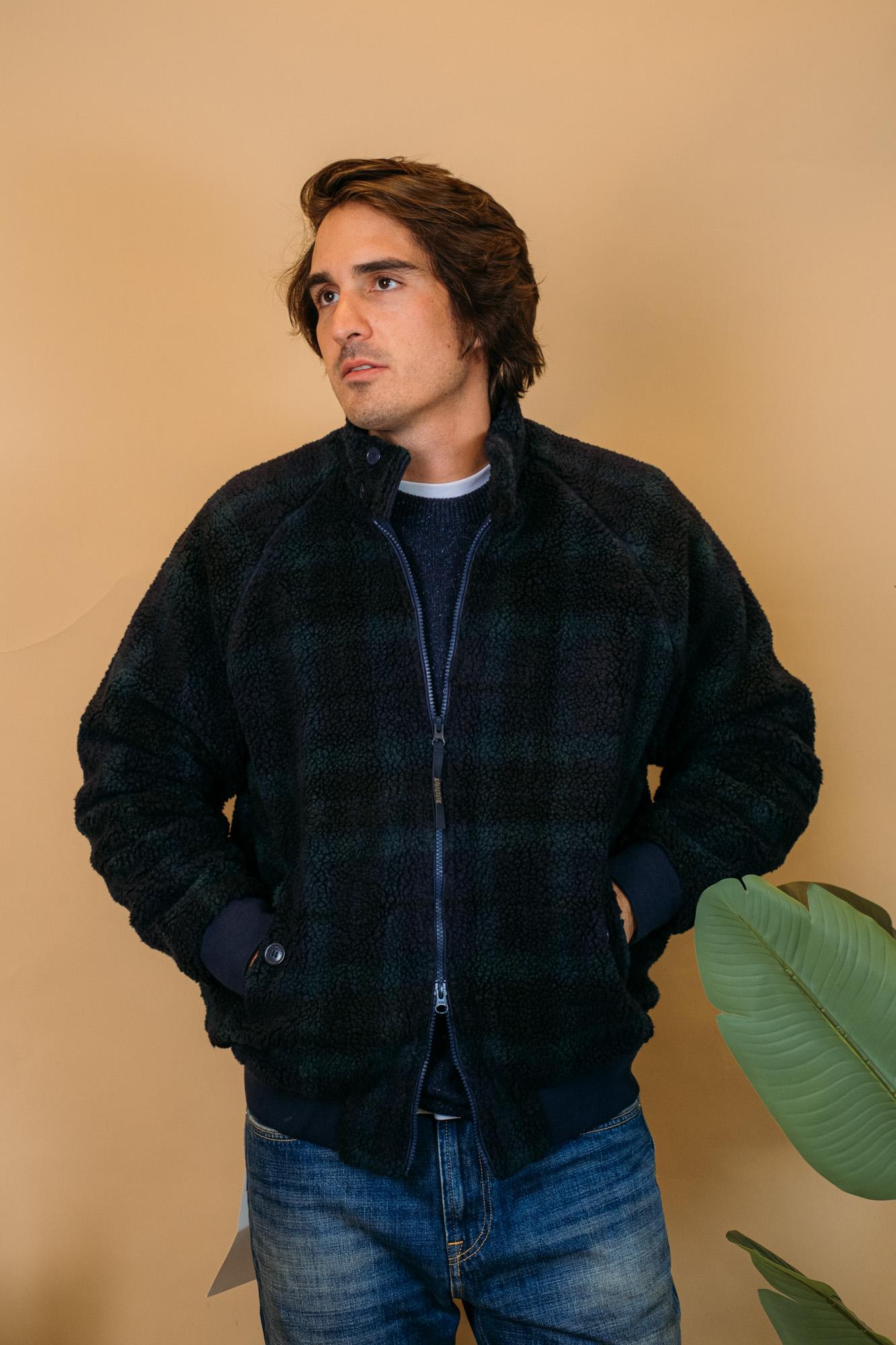 Curly Fleece G9 BRFEL0034UT27331423 BLACKWATCH Baracuta 