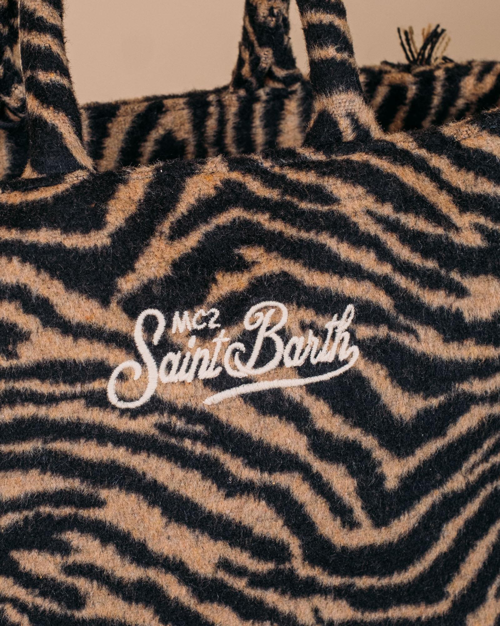 Small Bag With Strap VANITY MINI FELT 01322I MC2 Saint barth 