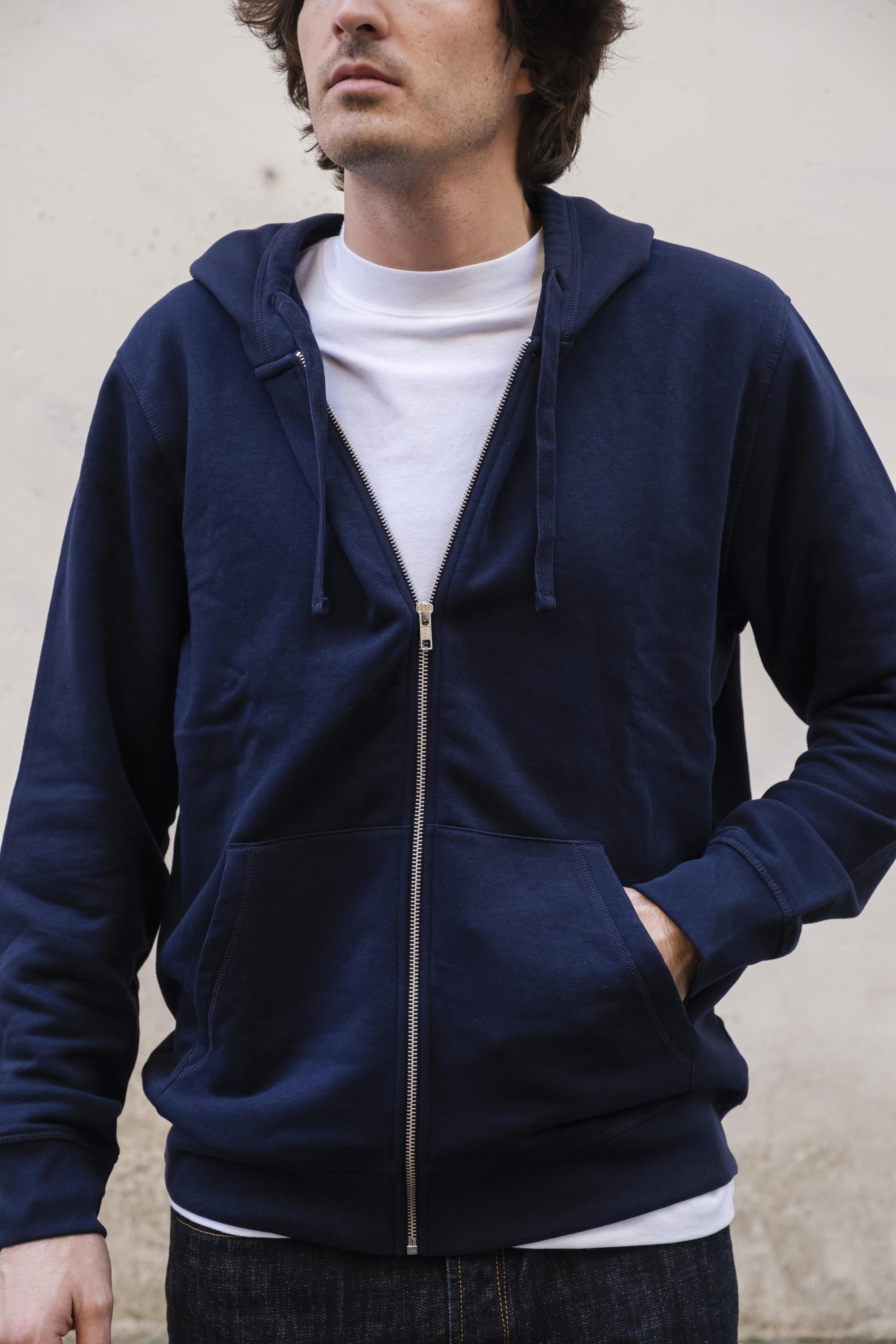 Mixer Zip Hoodie MIXERNAVY NAVY Gaffi 