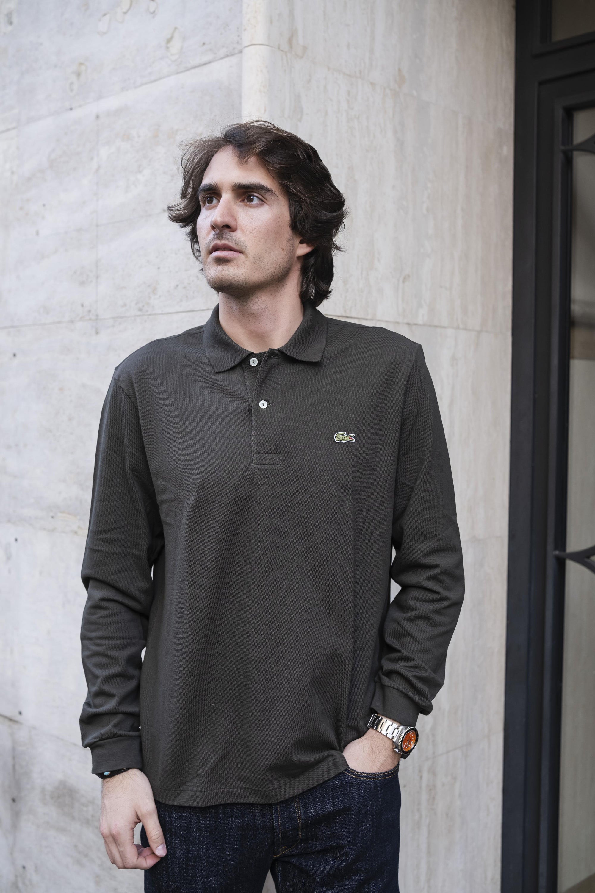 Polo Manica Lunga L1312L7A AUBIER Lacoste 