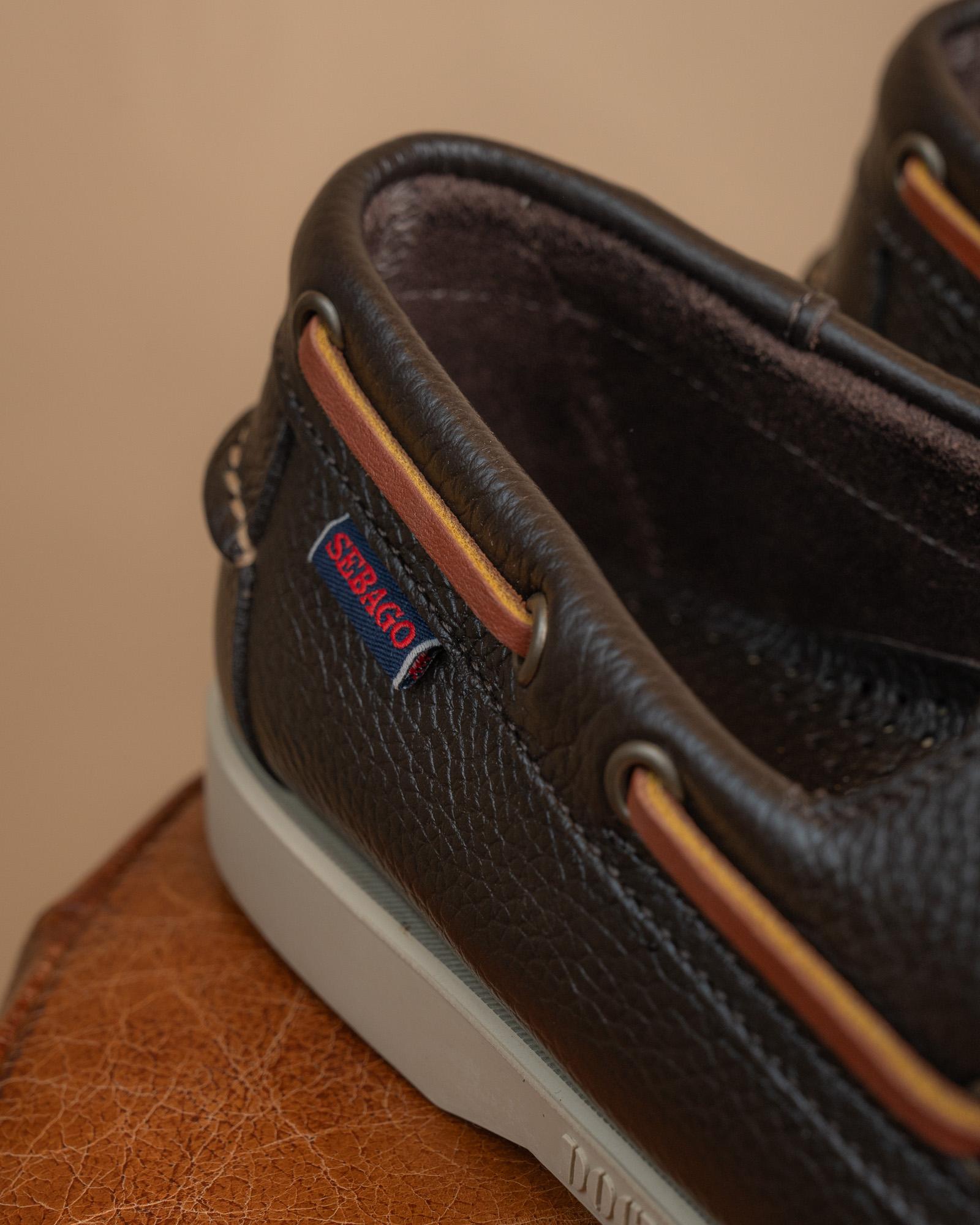 Scarpe da Barca Portland Martellato Dark Brown 73118WW 901 Sebago 