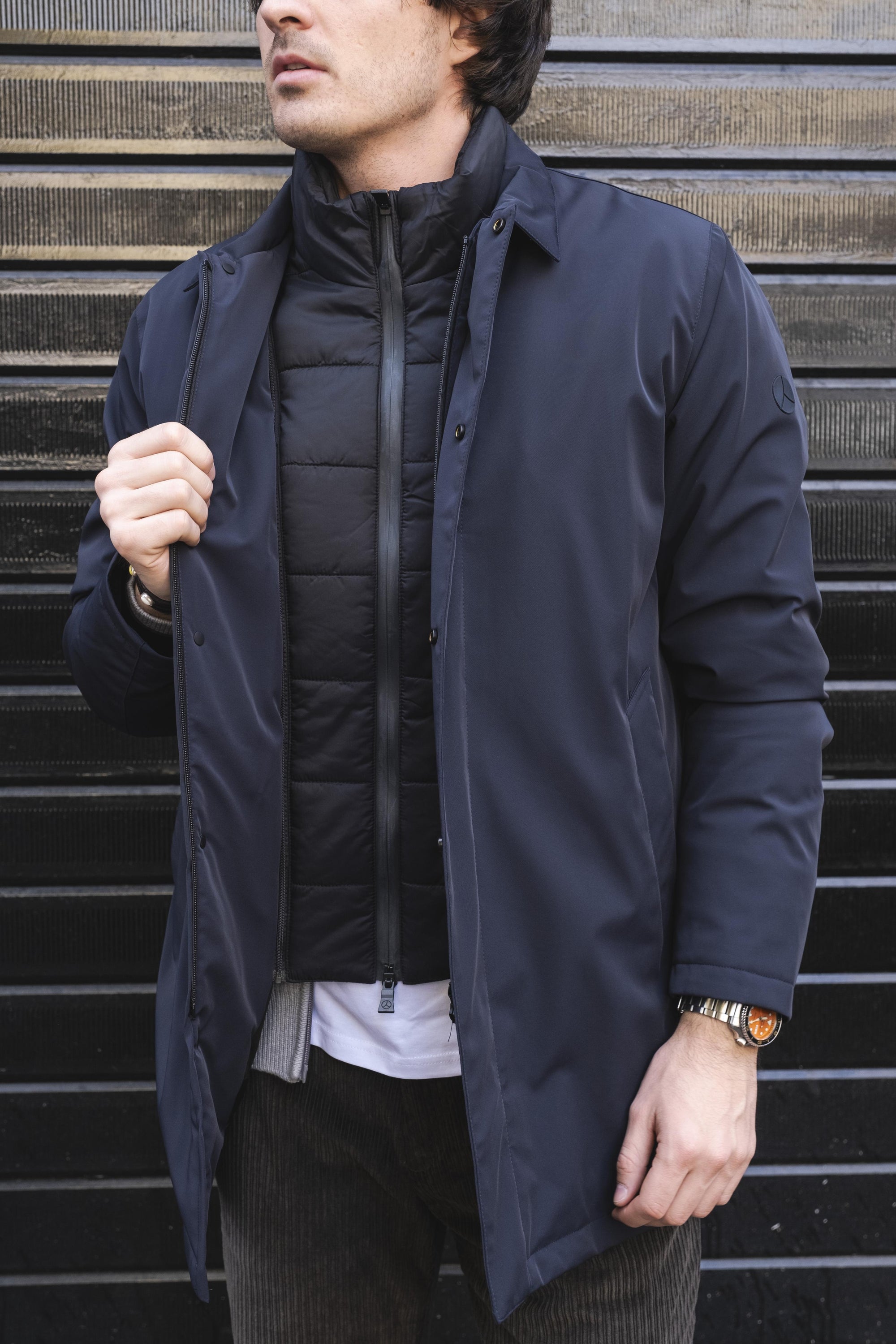 Cappotto Akkaido AKKAIDOPM781790 BLUE NAVY People of Shibuya 