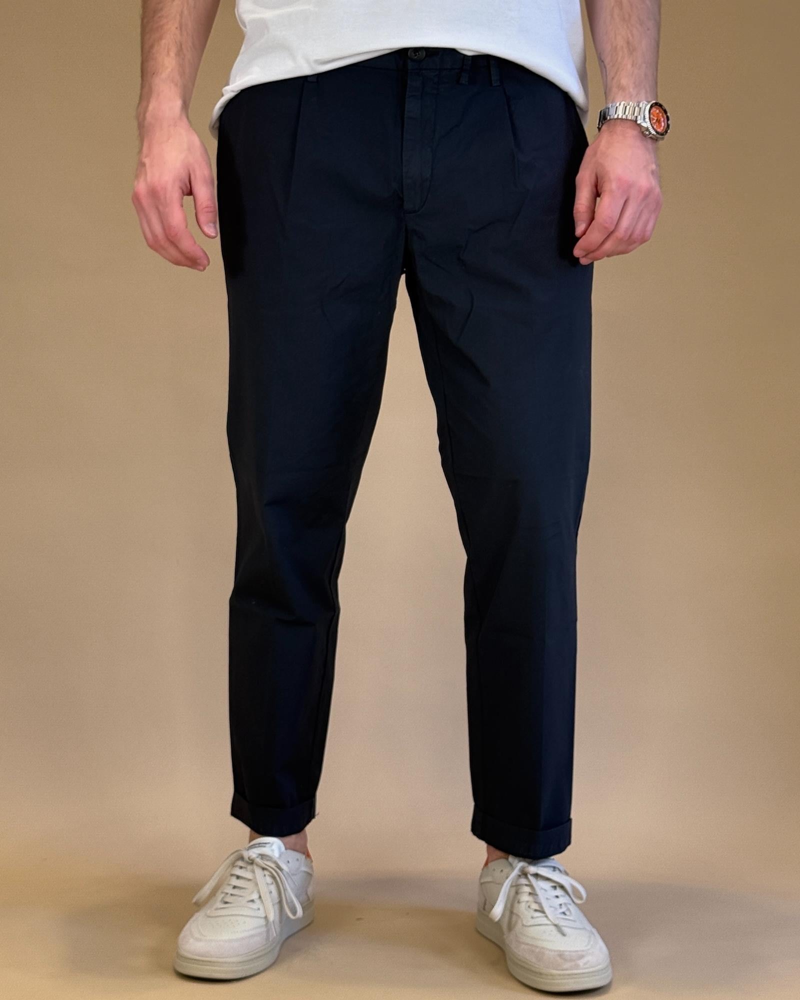 Pantalone Copenaghen GACOP8215S24016 NAVY Gaffi 