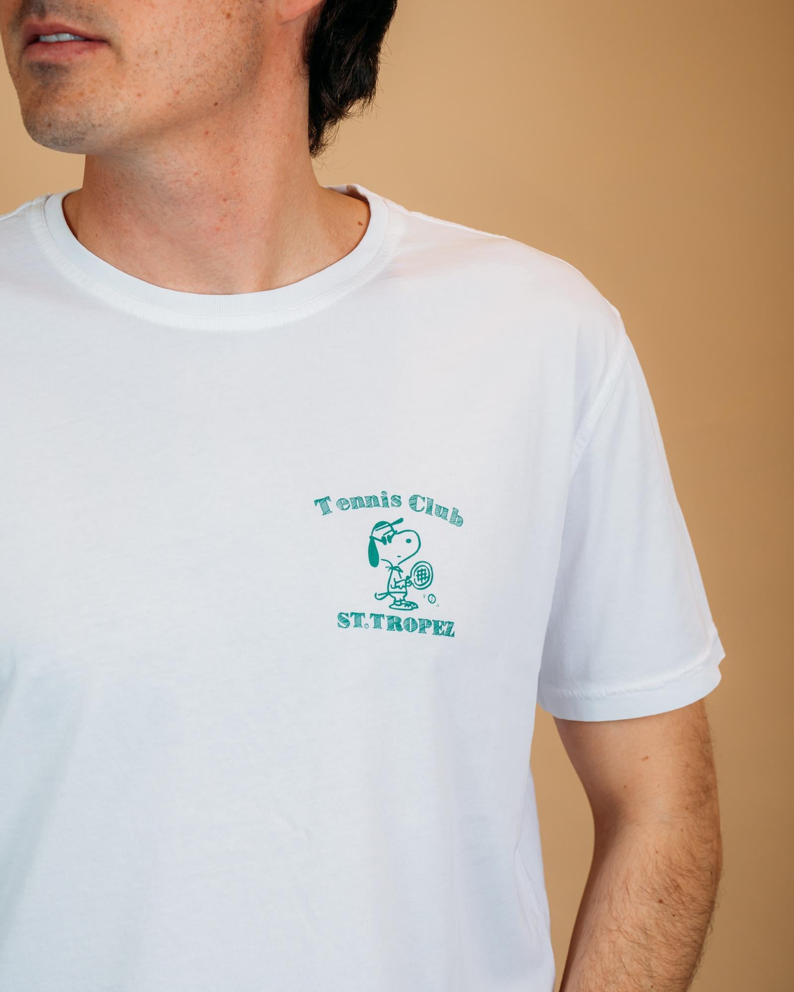 T-shirt Graphic St. Tropez White BLKM8000 01 Bl'ker 
