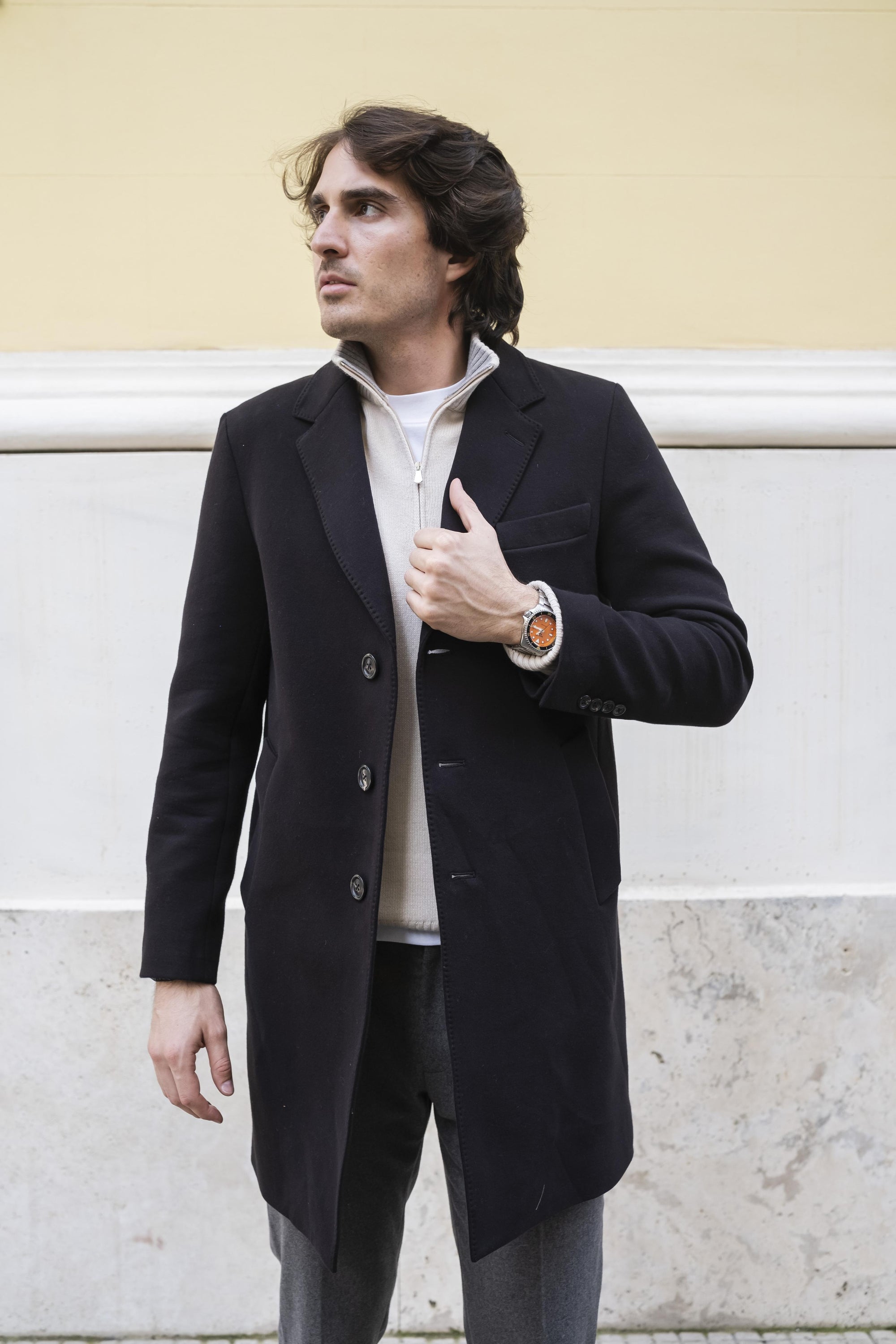 Cappotto in Felpa CN4449001 NERO Circolo 1901 