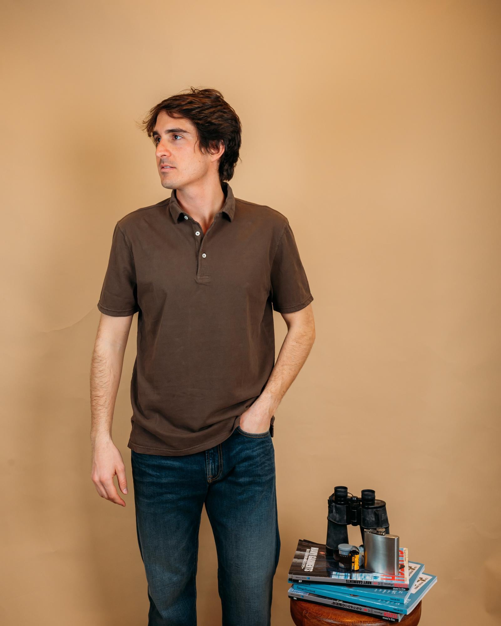 Polo Carbon Brown BLKM7011-11 BR Bl'ker 