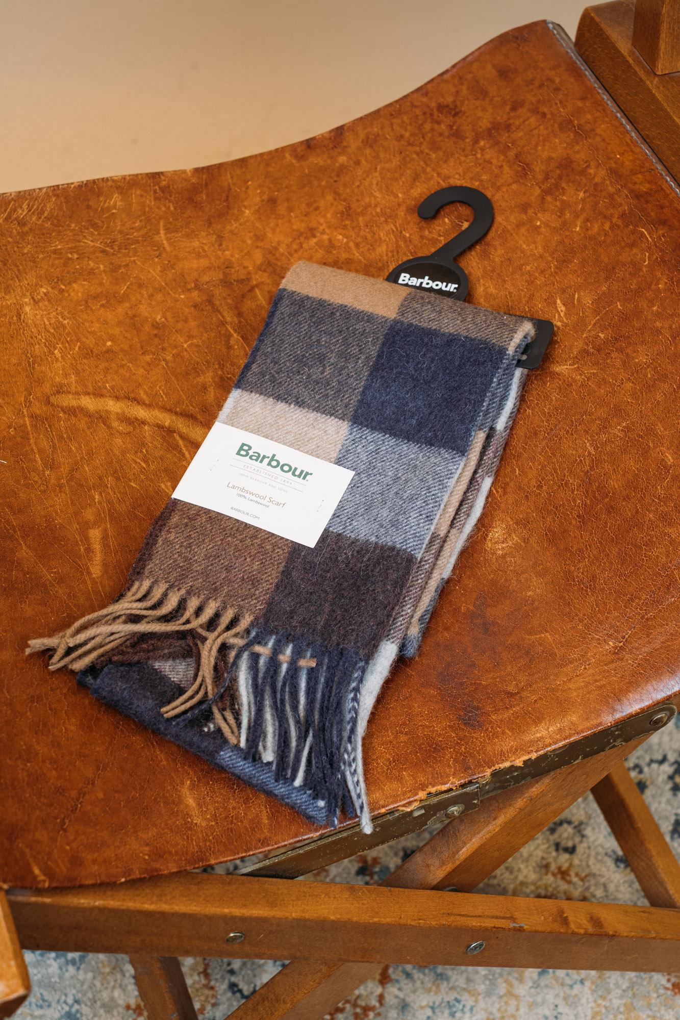 Large Tattersall Scarf USC0005 TN38 Barbour 