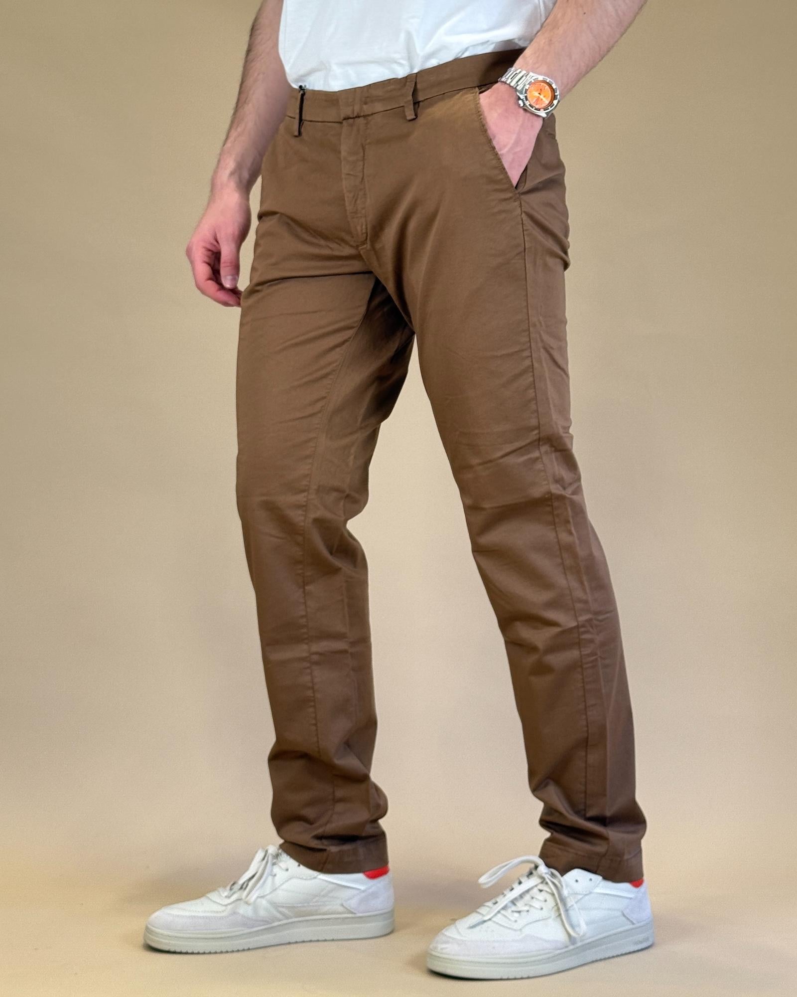 Pantalone Miami BSMIA8323S24L169 NOCCIOLA Gaffi 