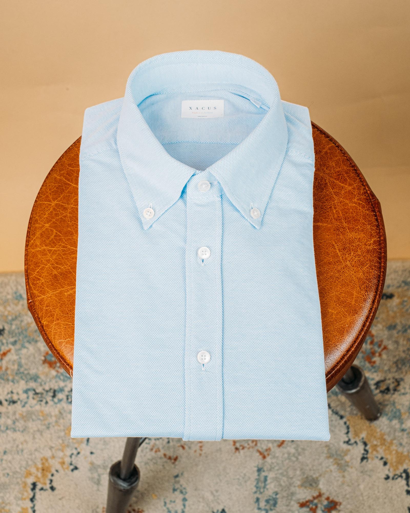 Camicia Natural Active Azzurro ACN507ML 91601 003 Xacus 