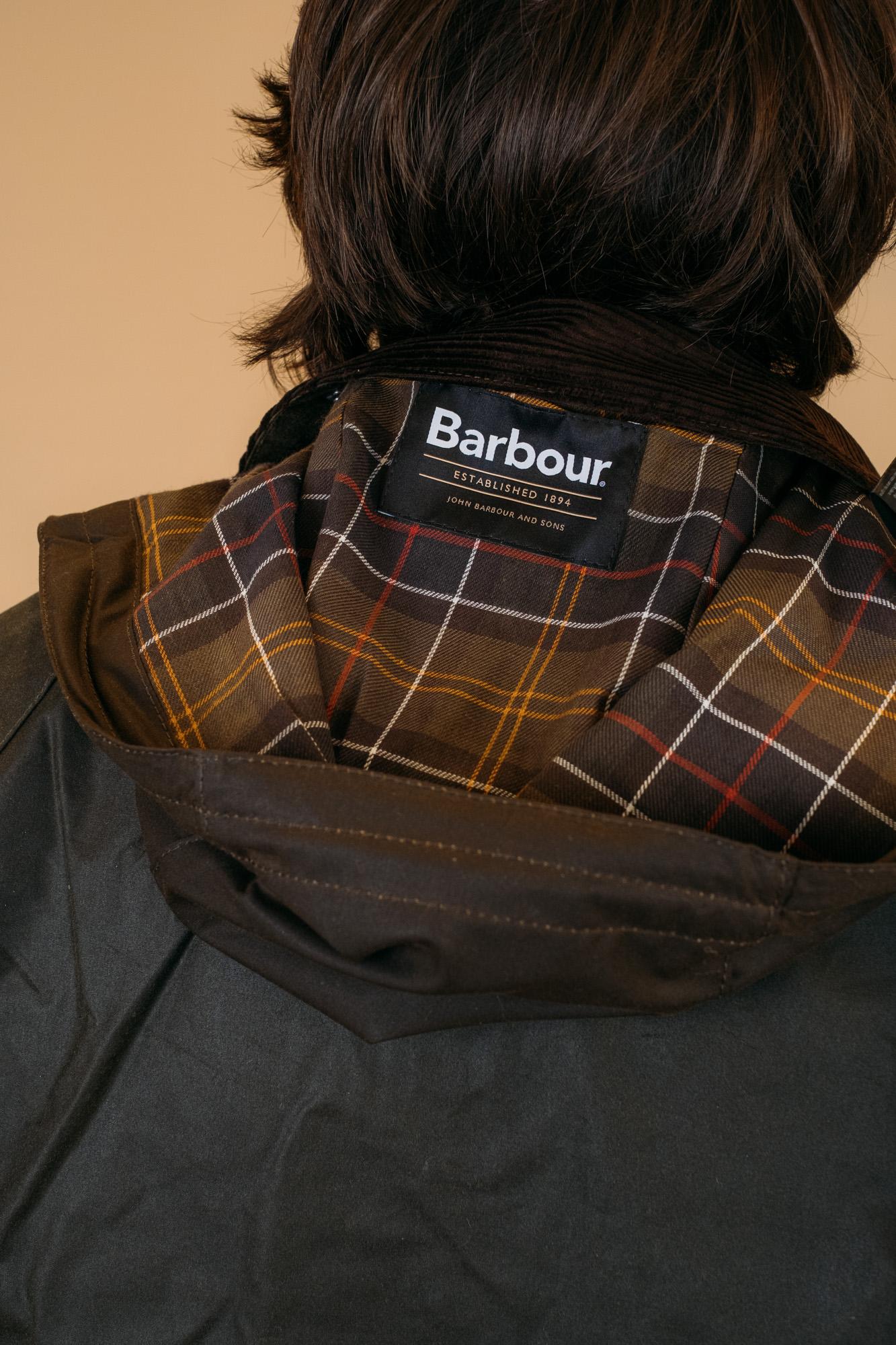 Classic Sylkoil Hood MHO0003 OL71 Barbour