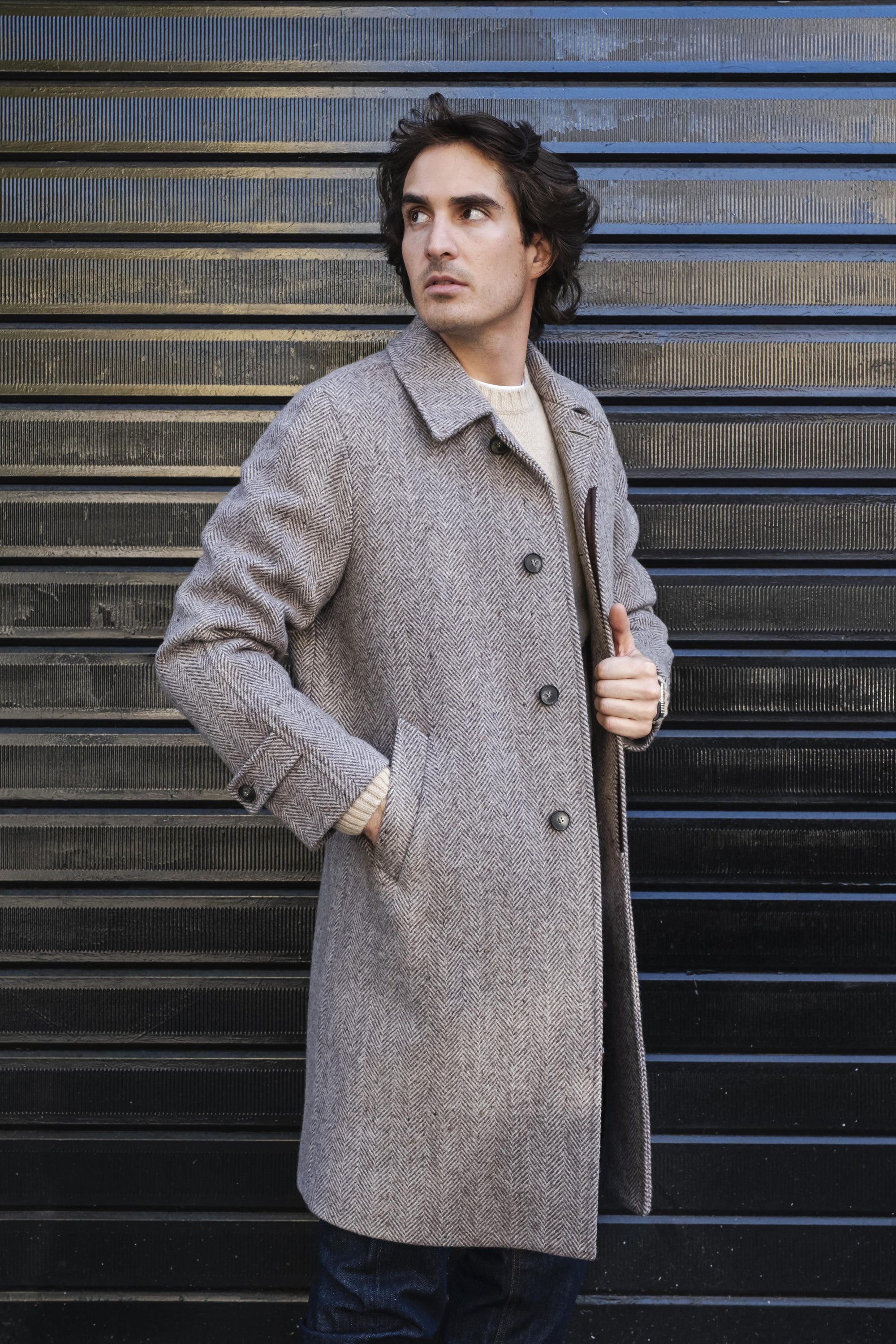 Cappotto Spinato 241208NA3045145 CAMMELLO Gaffi 