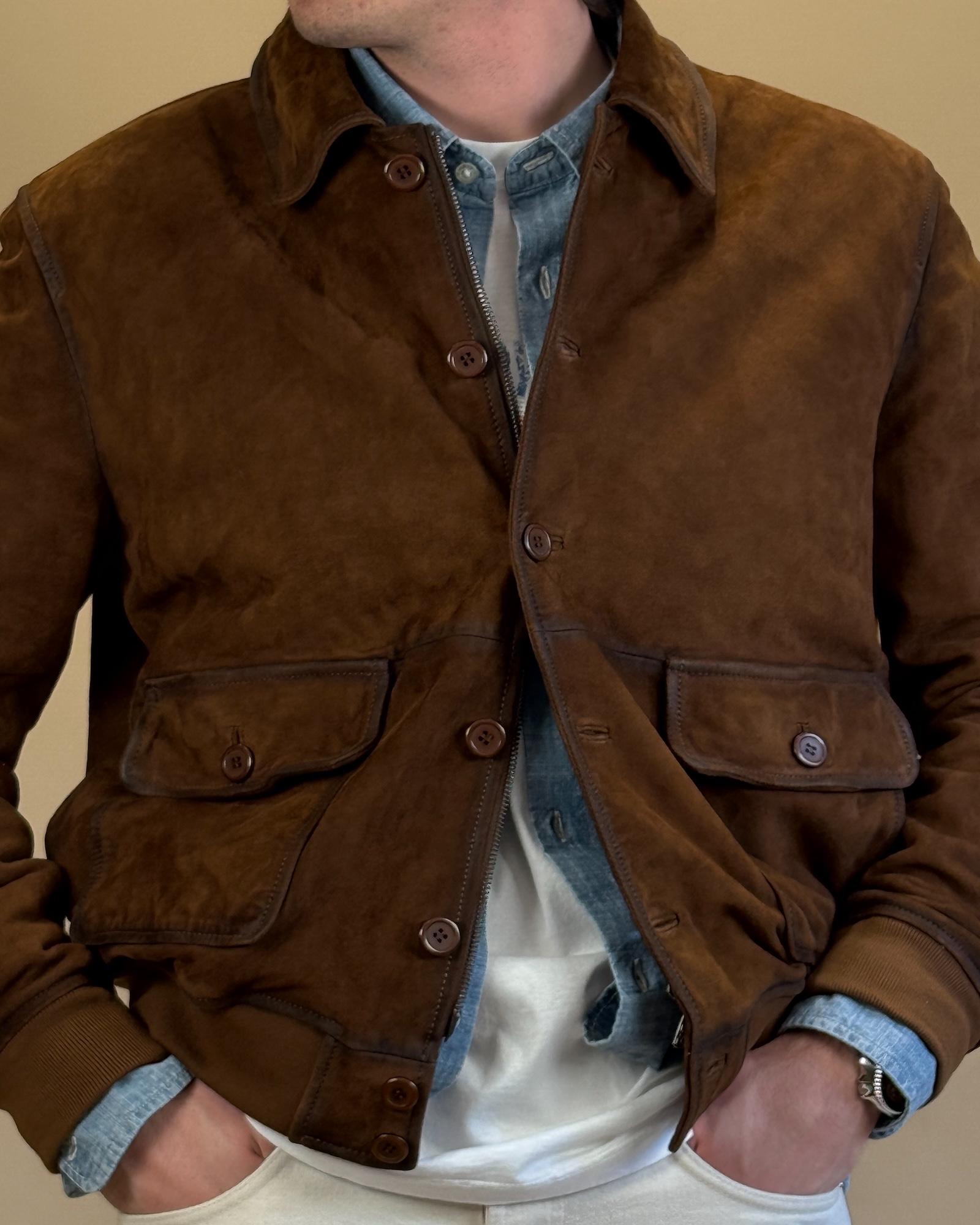 Giacca Newman in Suede RRU90143CK45XXXX C0241 Roy Roger's