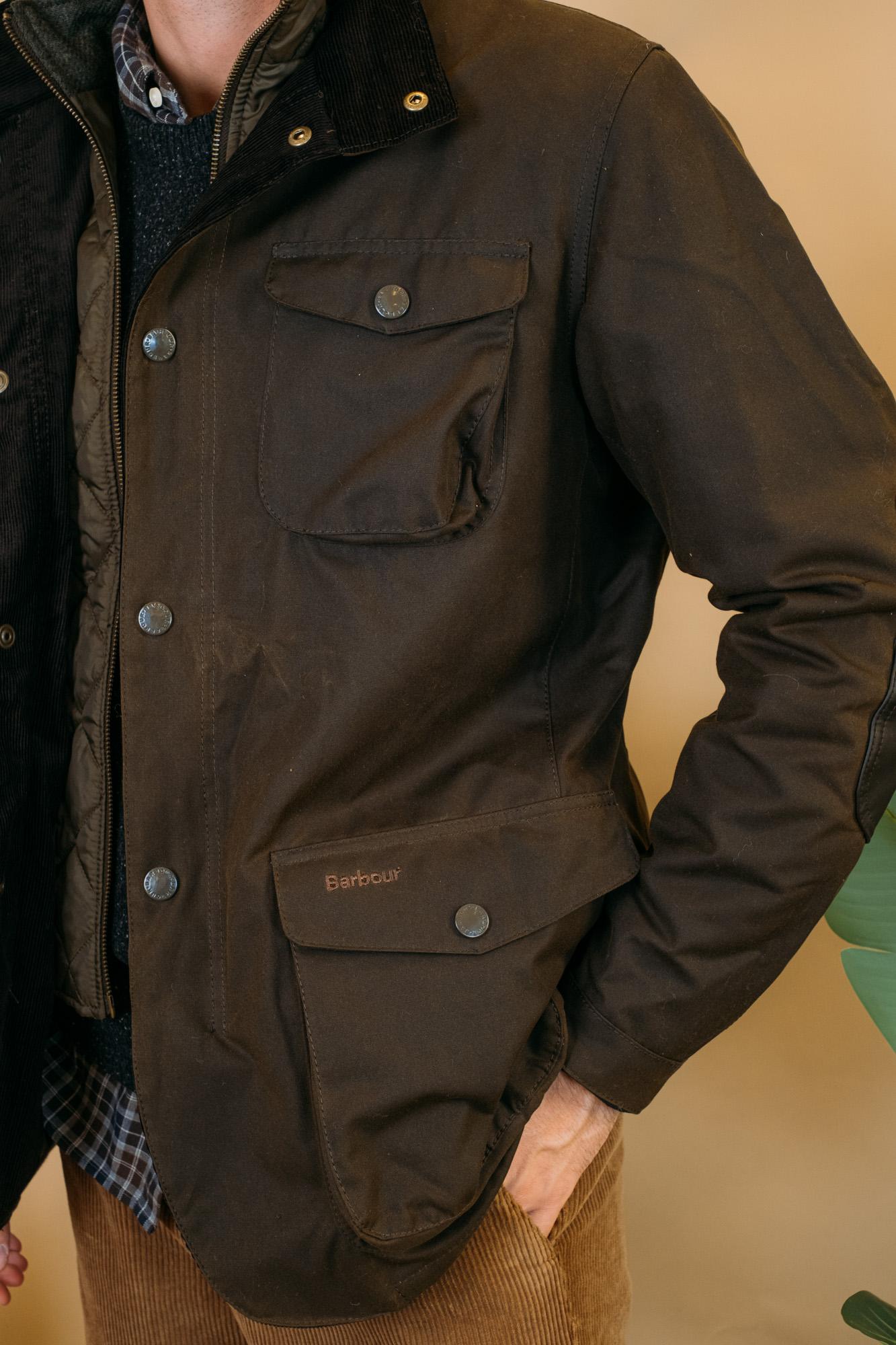 Ogston Wax Jacket MWX0700 OL51 Barbour