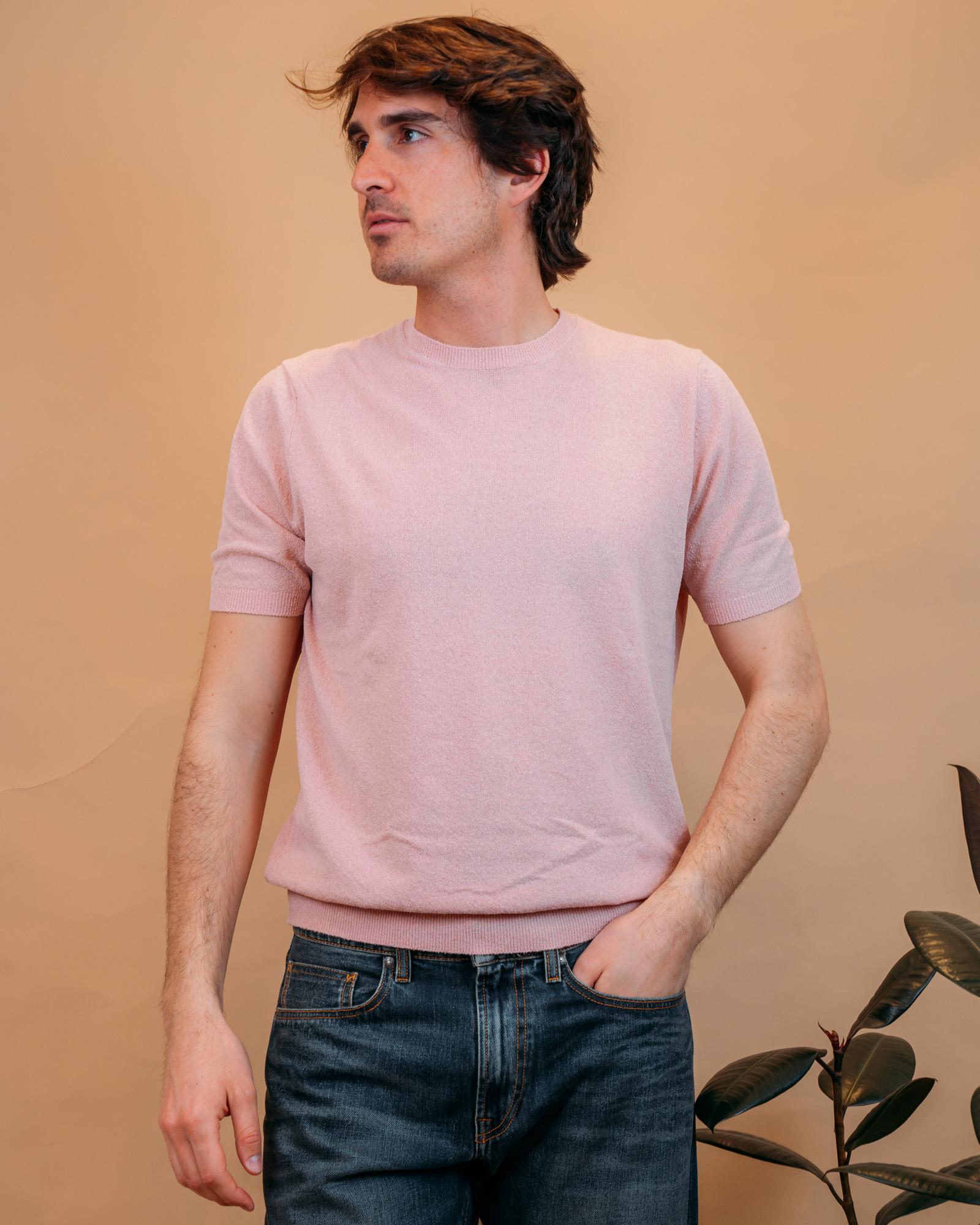 T-shirt in Spugna Rosa Antico 1461520 300 Gaffi 