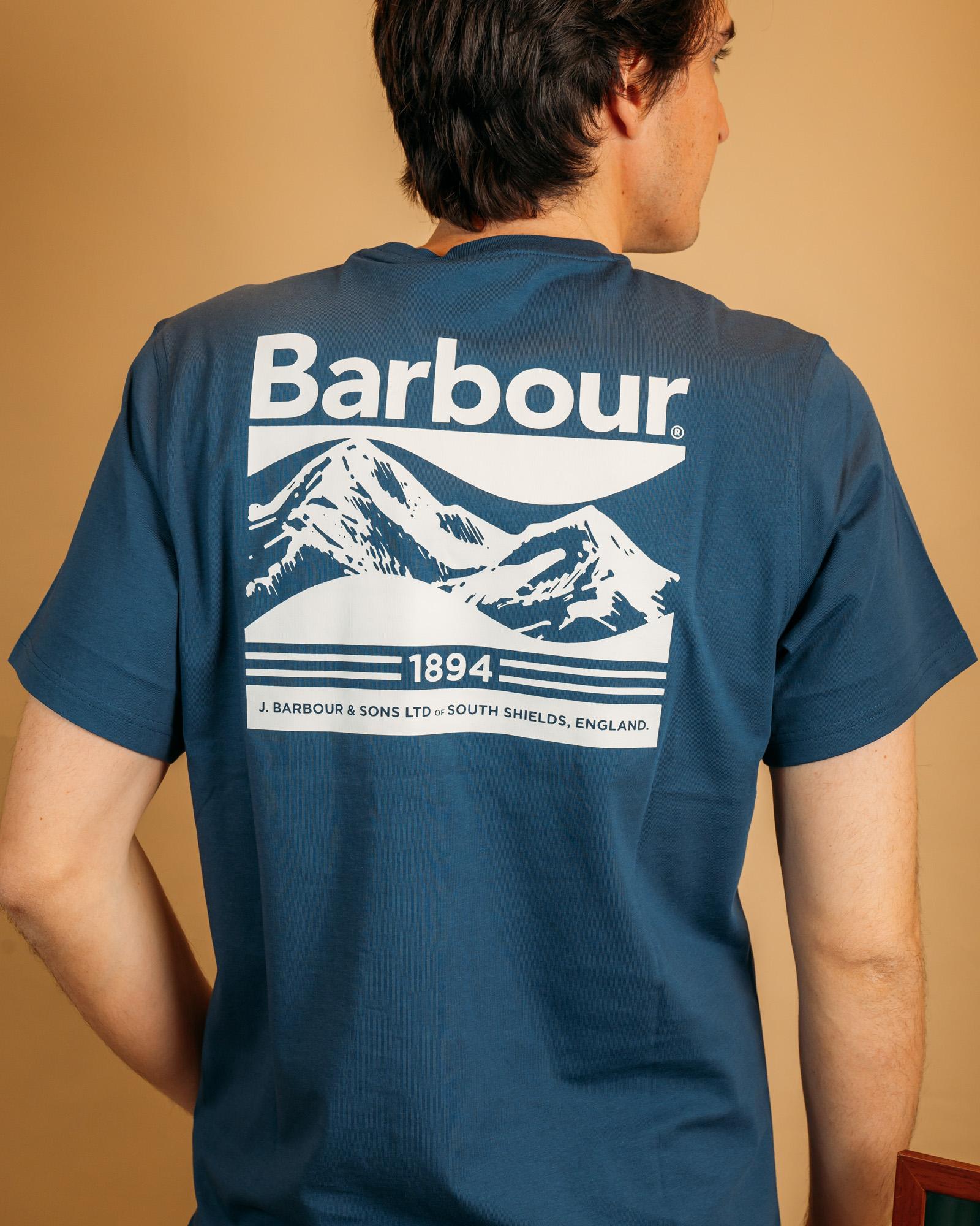 T-shirt Camber Graphic Oceana MTS1395 BU74 Barbour 