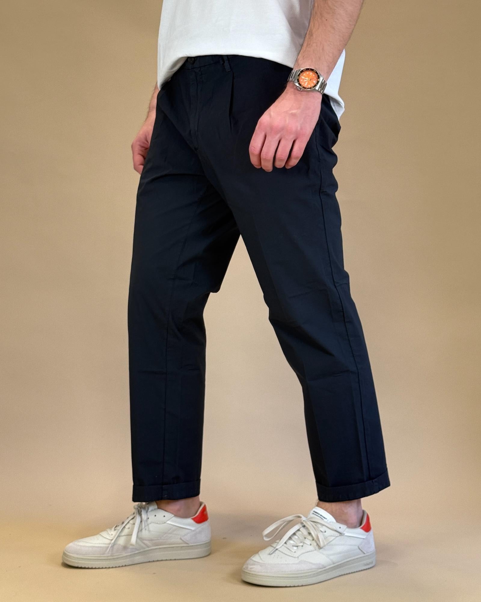 Pantalone Copenaghen GACOP8215S24016 NAVY Gaffi