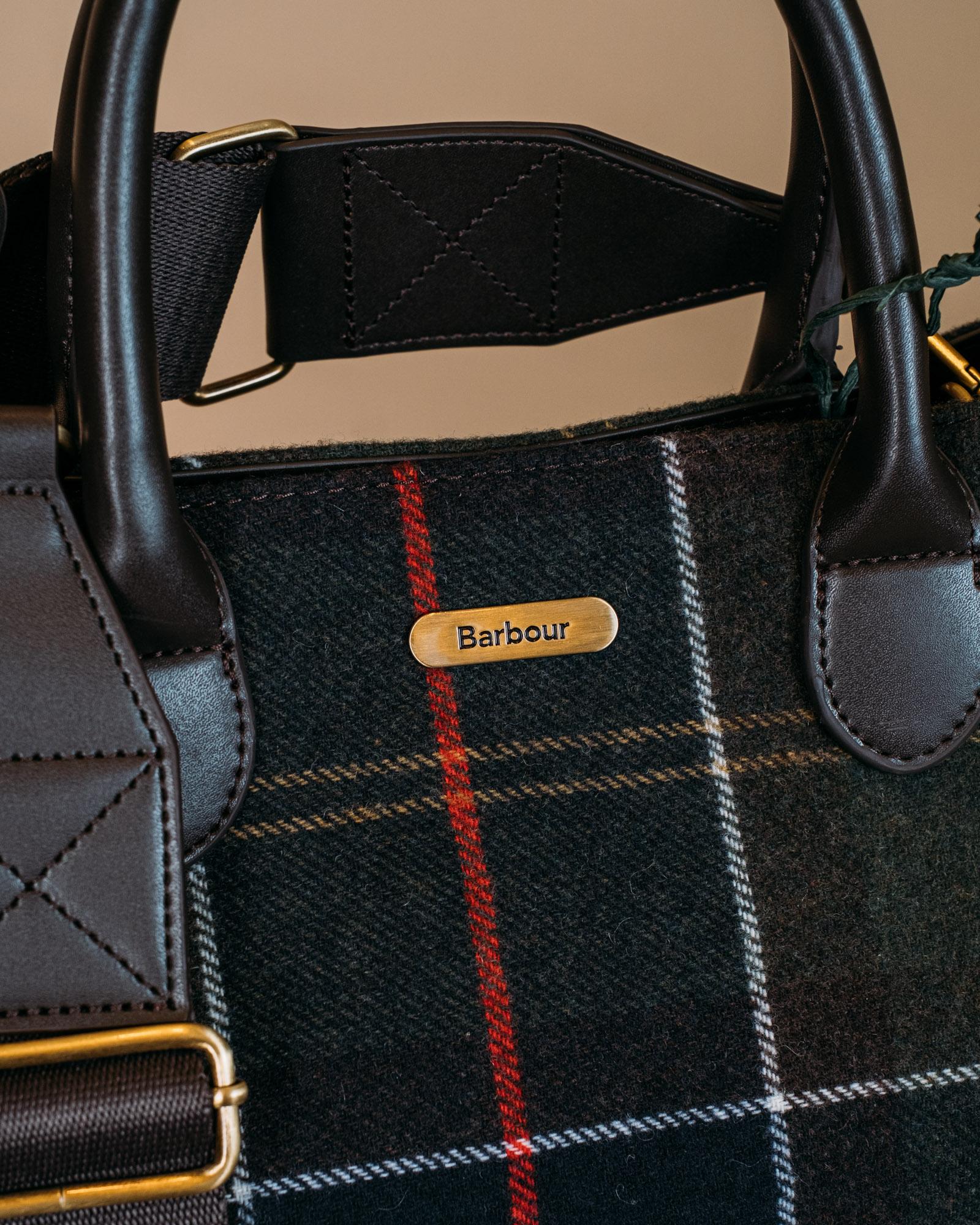 Barrhill Tartan Tote Bag LBA0423 OL91 Barbour 