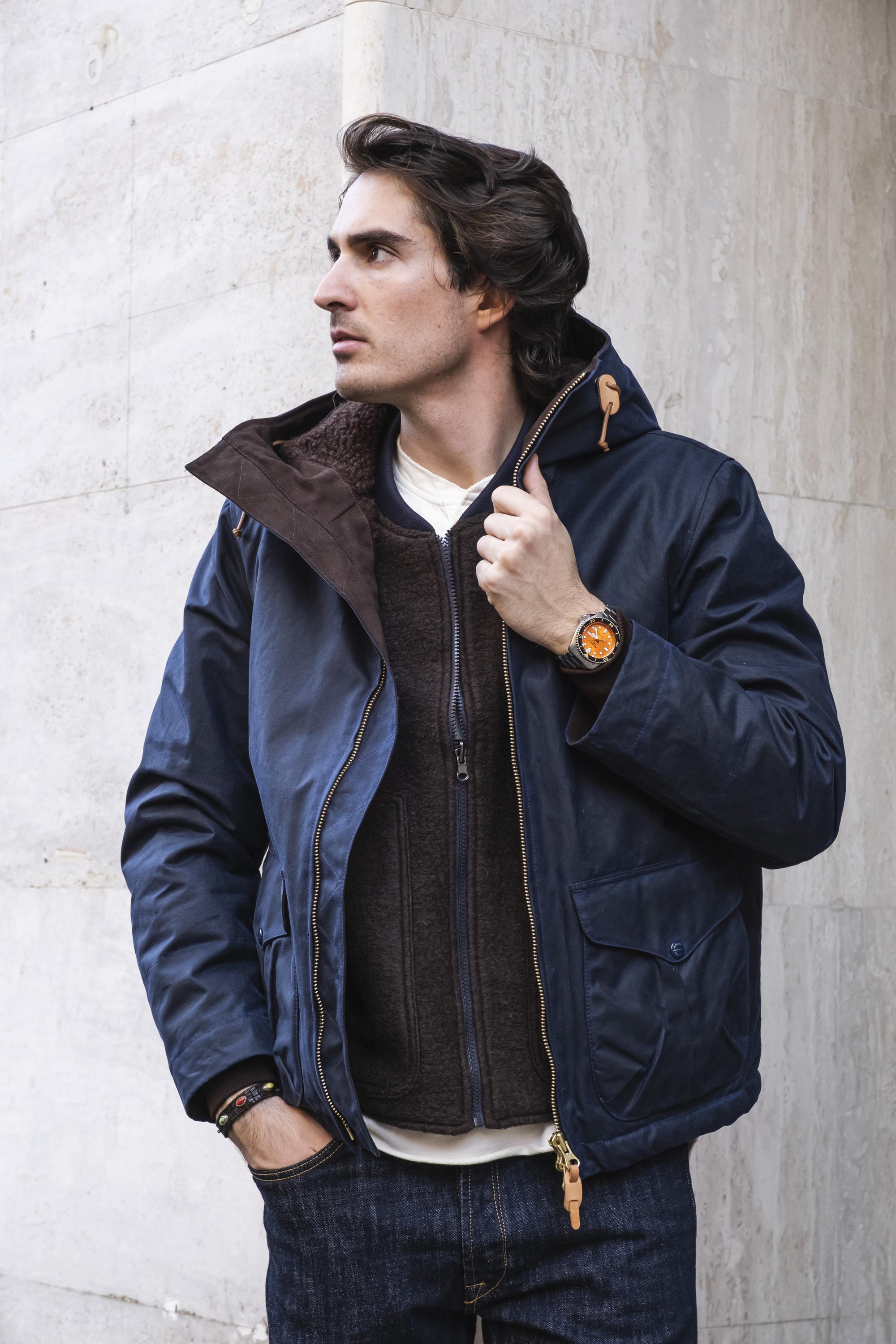 Blazer Coat 7066NAVY NAVY Manifattura Ceccarelli 