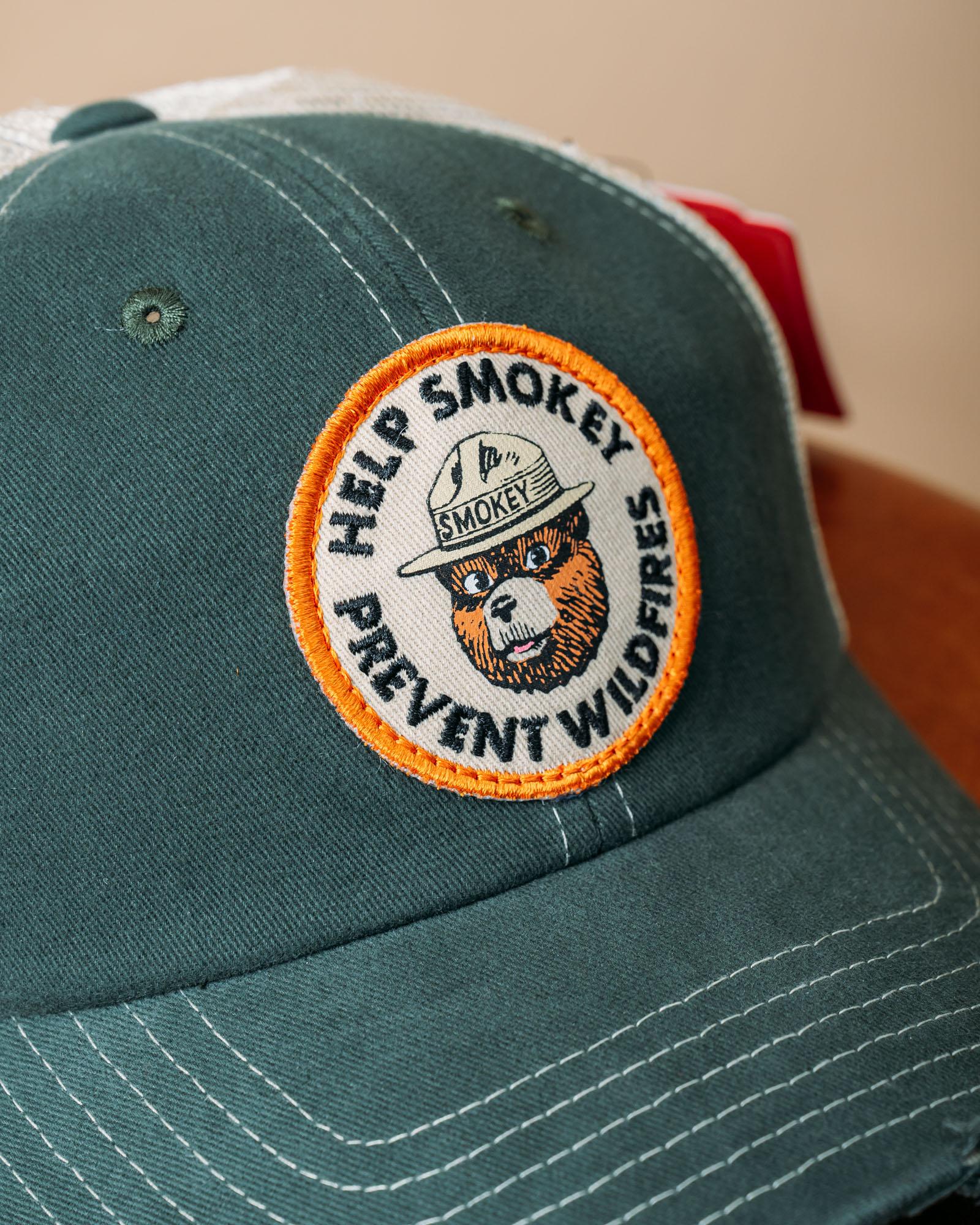 Cappello Smokey The Bear Stone Green 23001_SBEA unica American Needle 