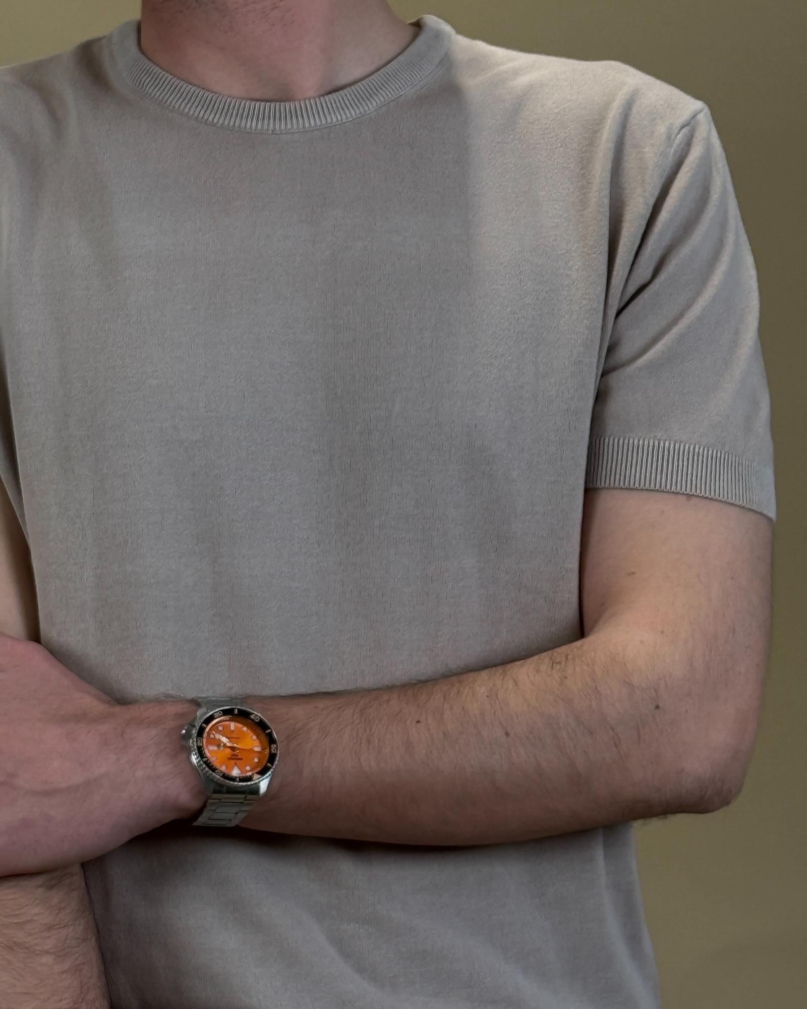 T-shirt Crepe in Filo 56063S 2545 Gaffi