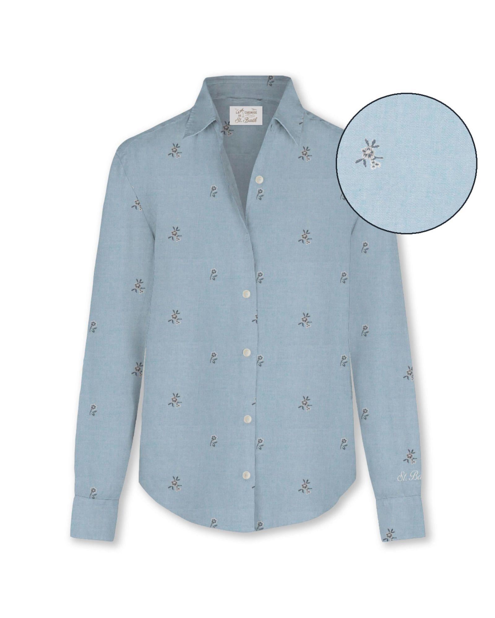Camicia Meredith Flowers MDH001 00379L MC2 Saint Barth 