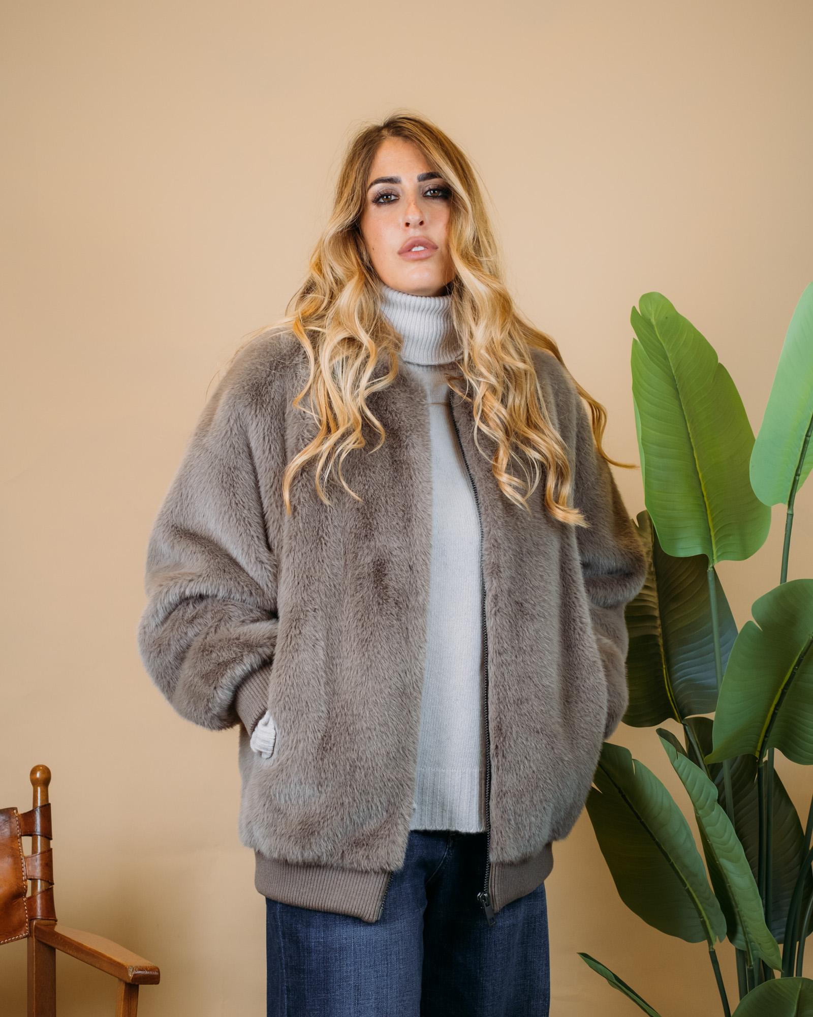 Bomber Over PE0218520276065 TORTORA SCURO Seventy Venezia 