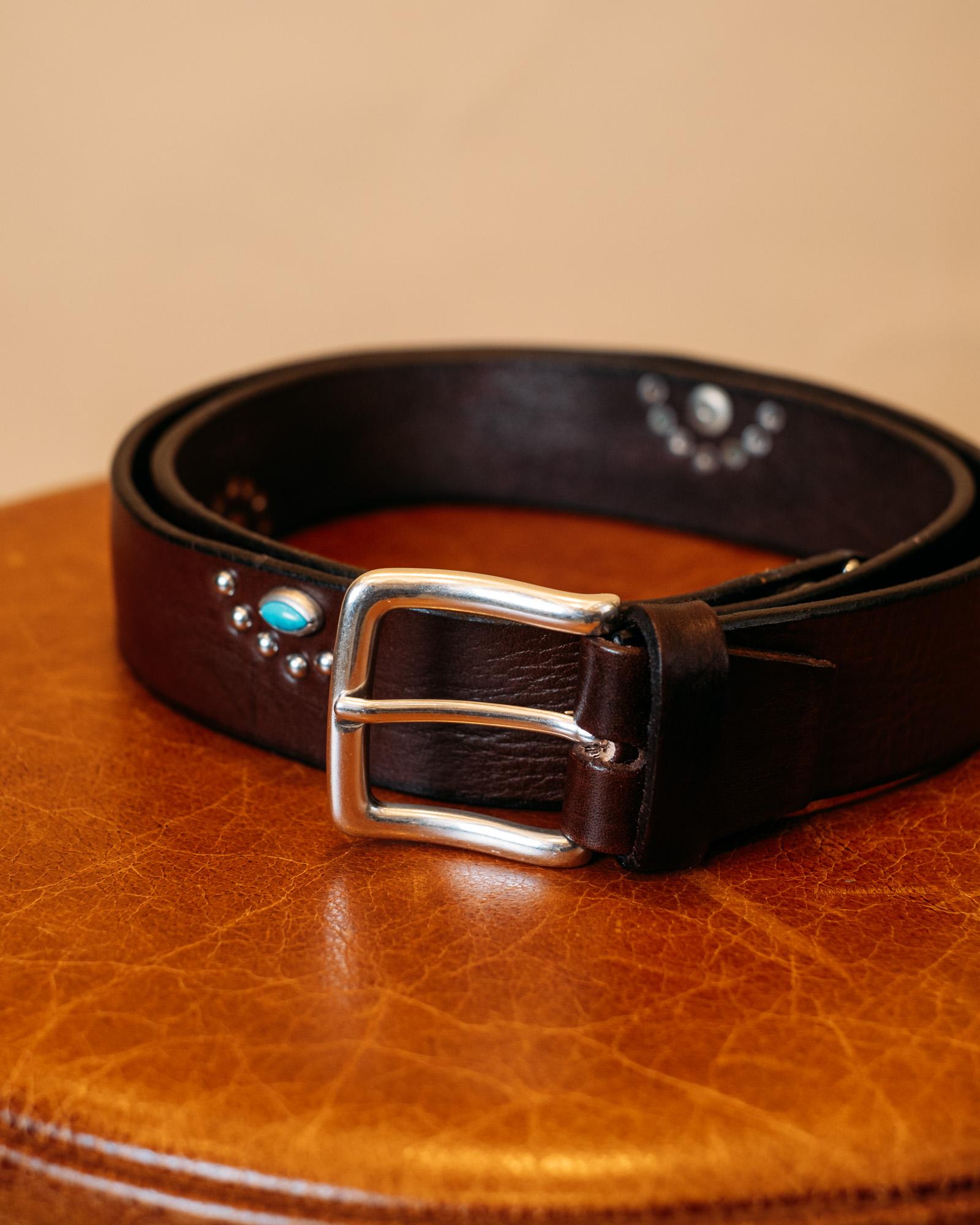 Cintura in Pelle Moro 753/35 MO Alberto Luti 