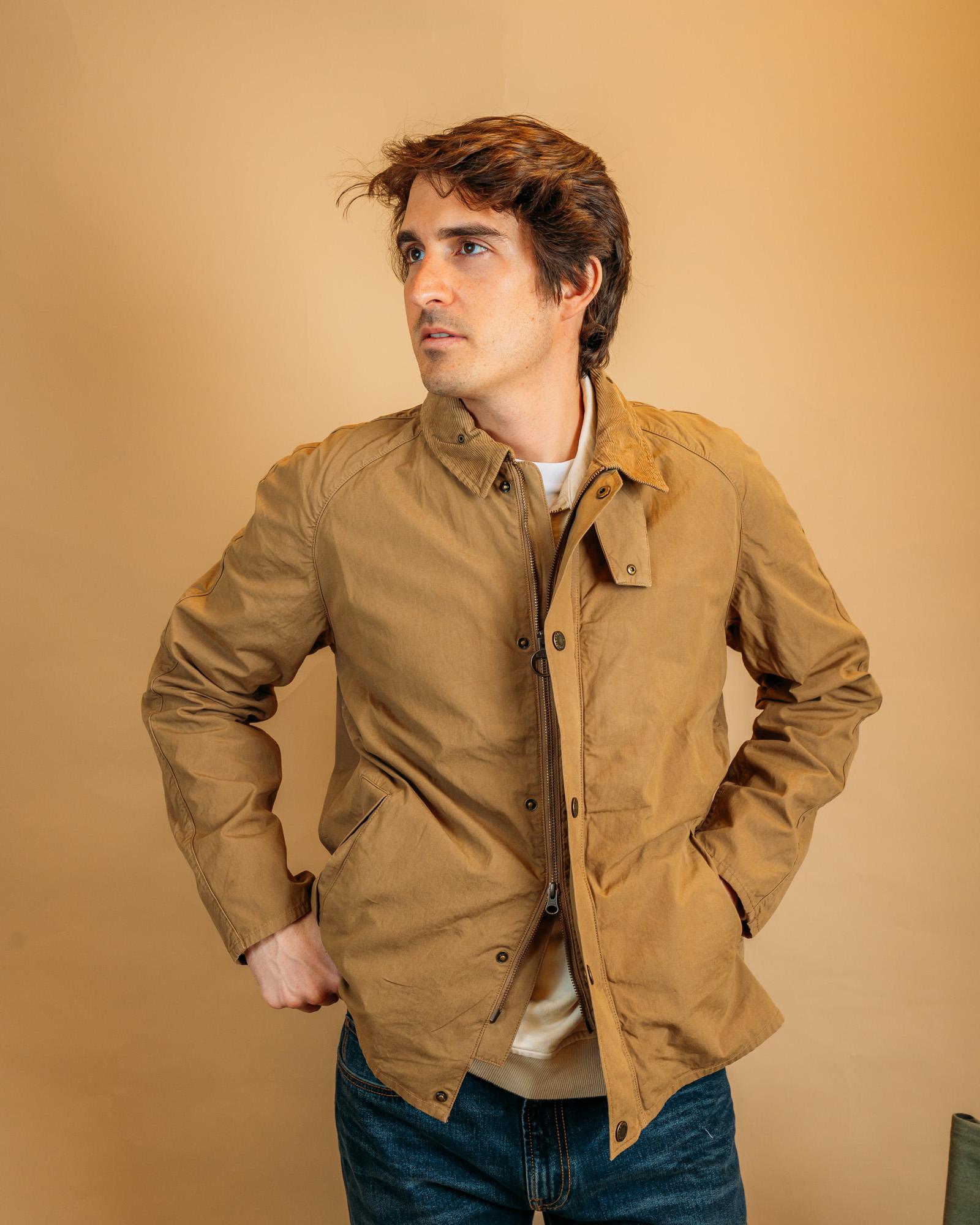 Giacca Tracker Washed Stone MCA0978 BE31 Barbour 
