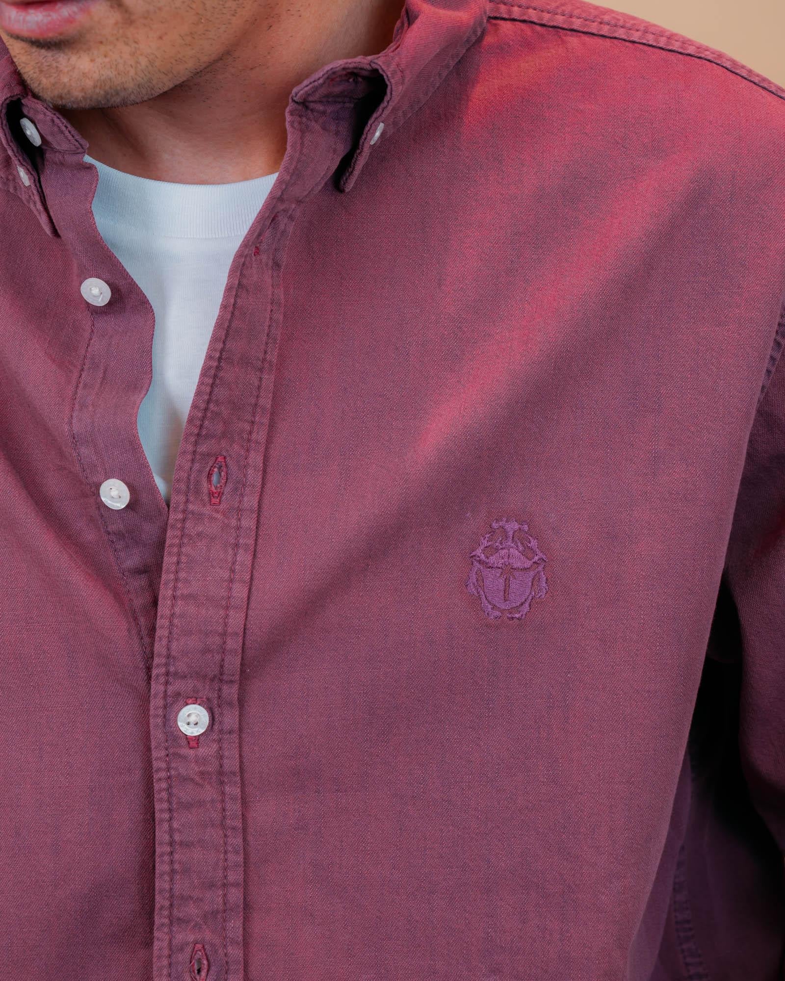 Camicia Arlo Red Plum I036463 01.9L Edwin 