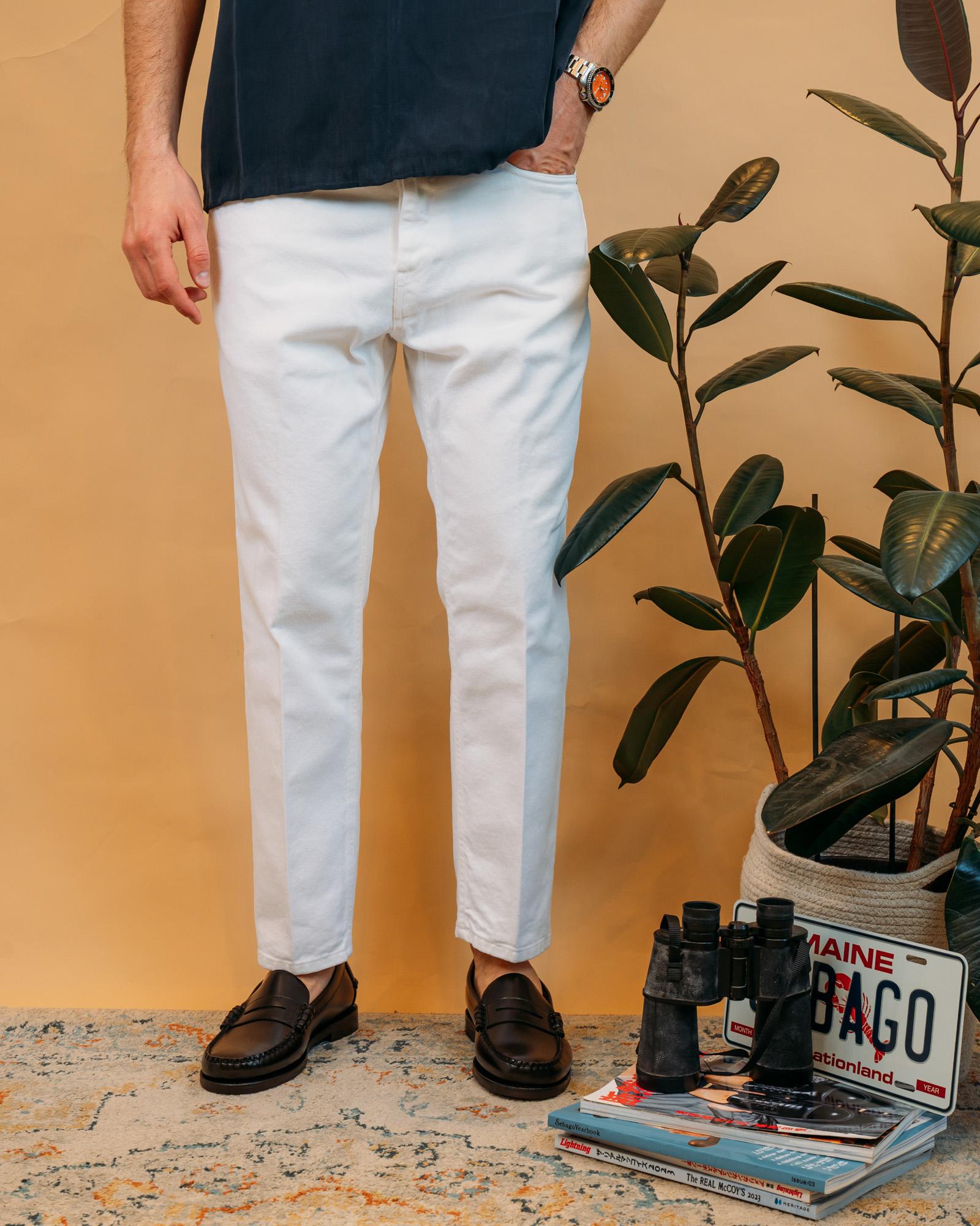 Jeans Leonardo Bianco Ottico LEONARDO BI Be Able 
