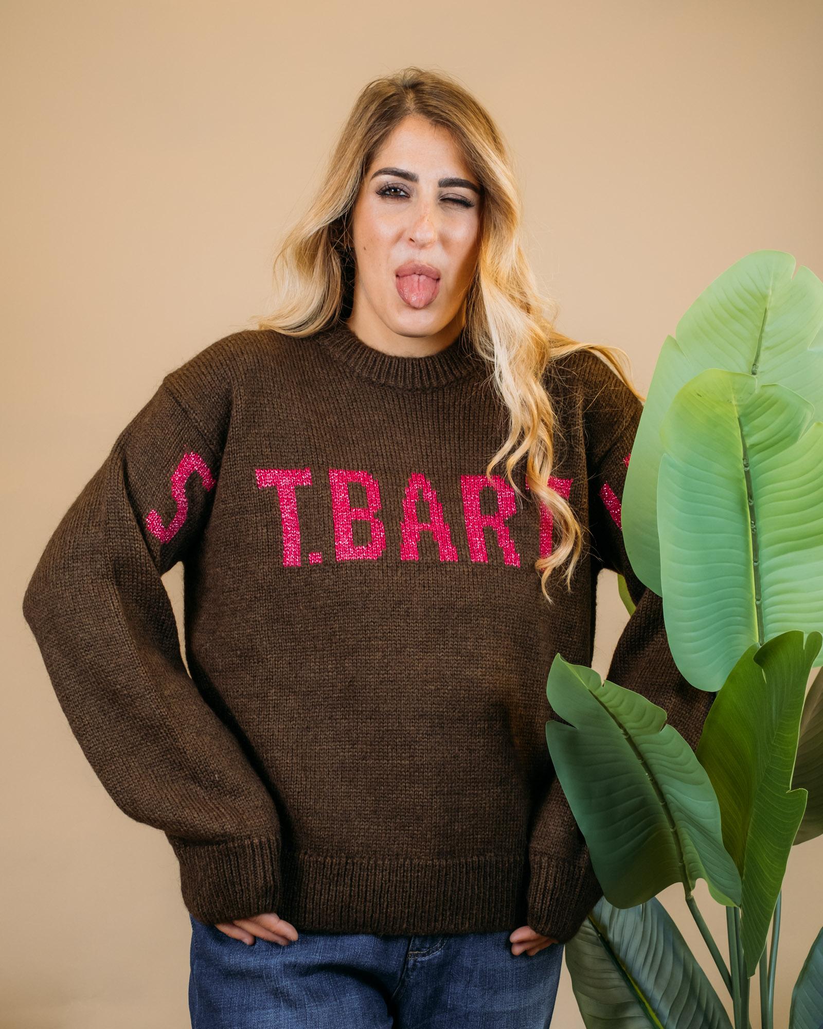 Boxy Sweater Danya DANYA 00537I MC2 Saint barth 