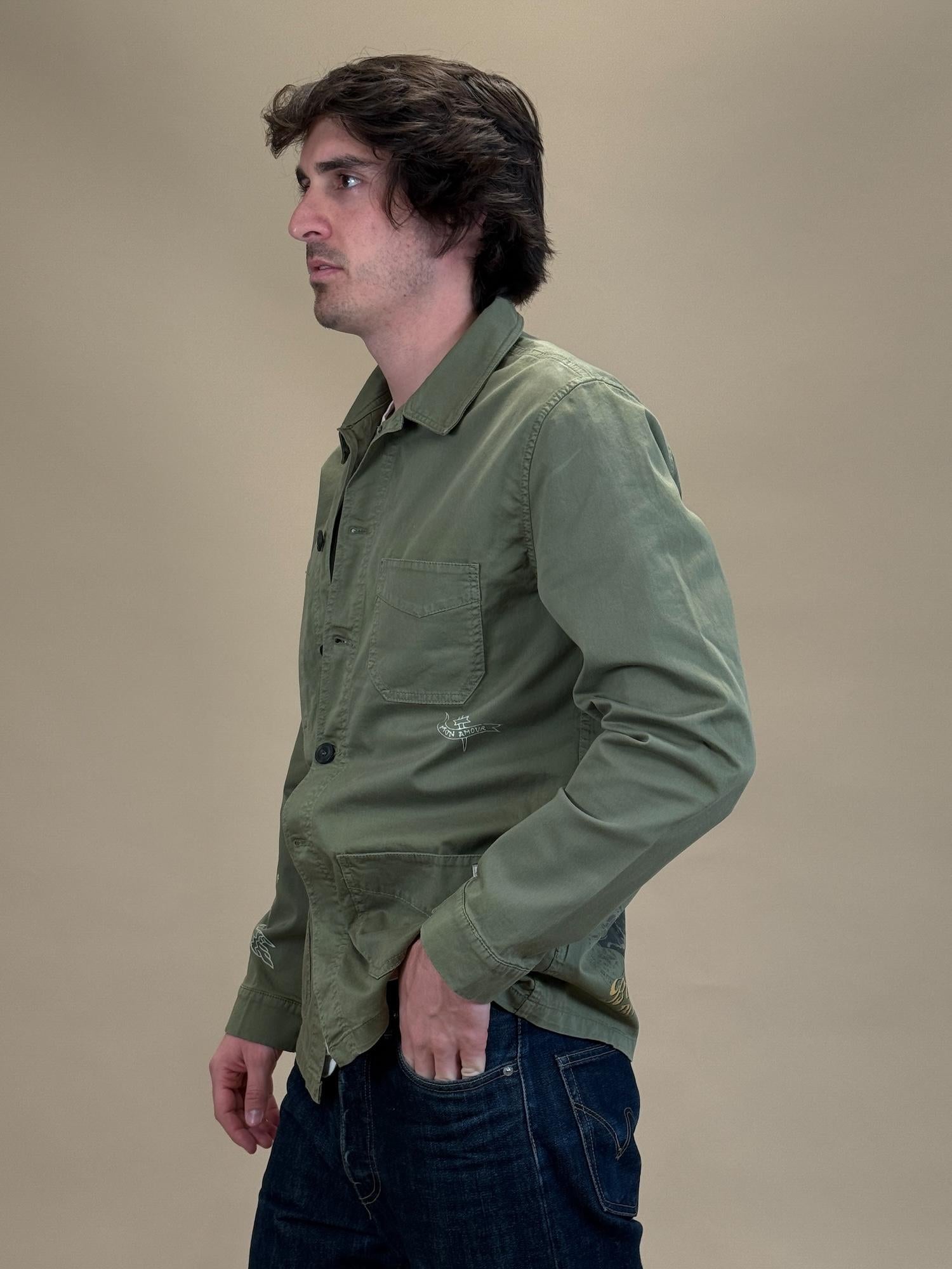 Overshirt Marshall con Stampe MARSHALL/S_T095 036 Clark 