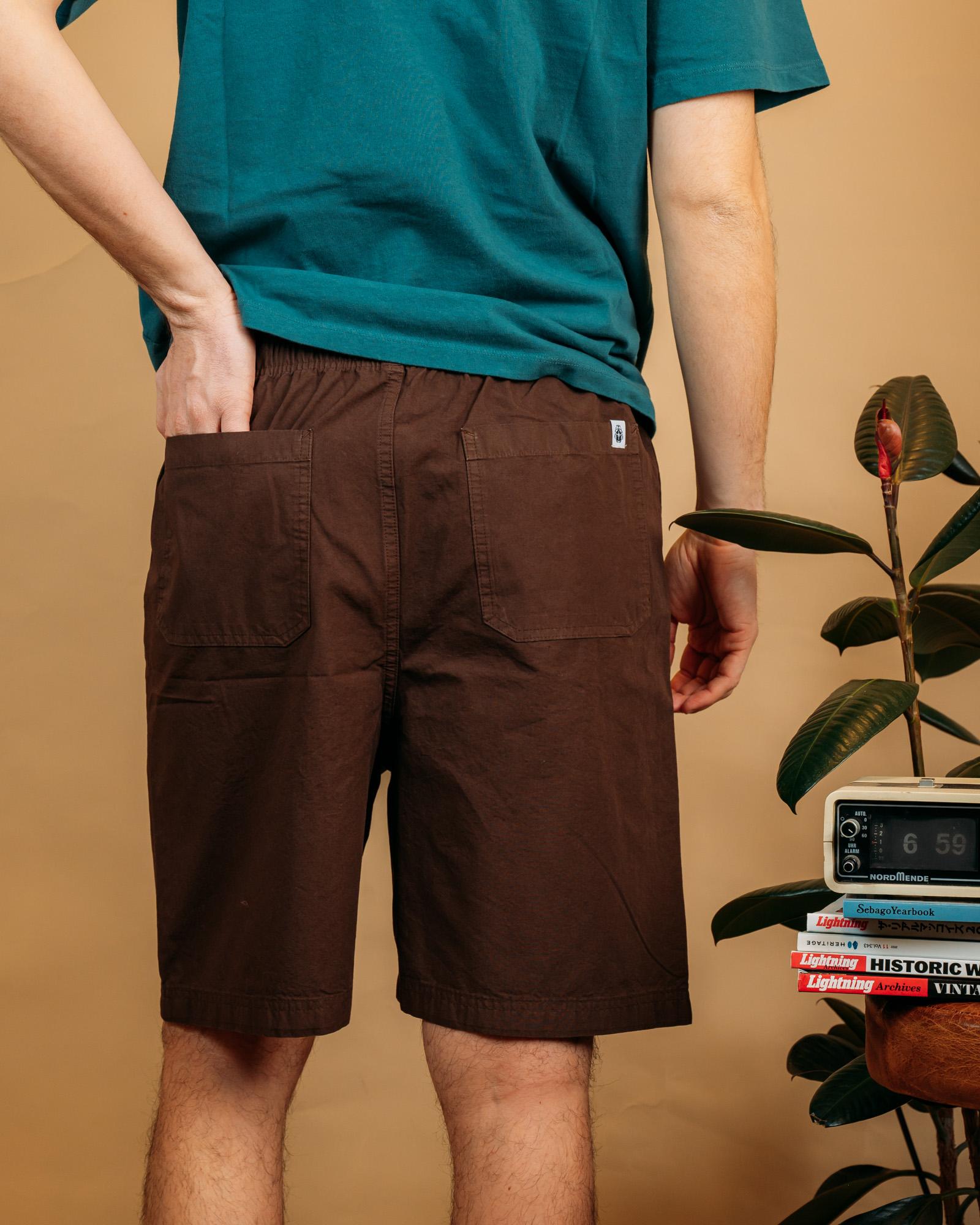 Abbigliamento uomo Avalon bermuda eleganti color caffè vestibilità regolare