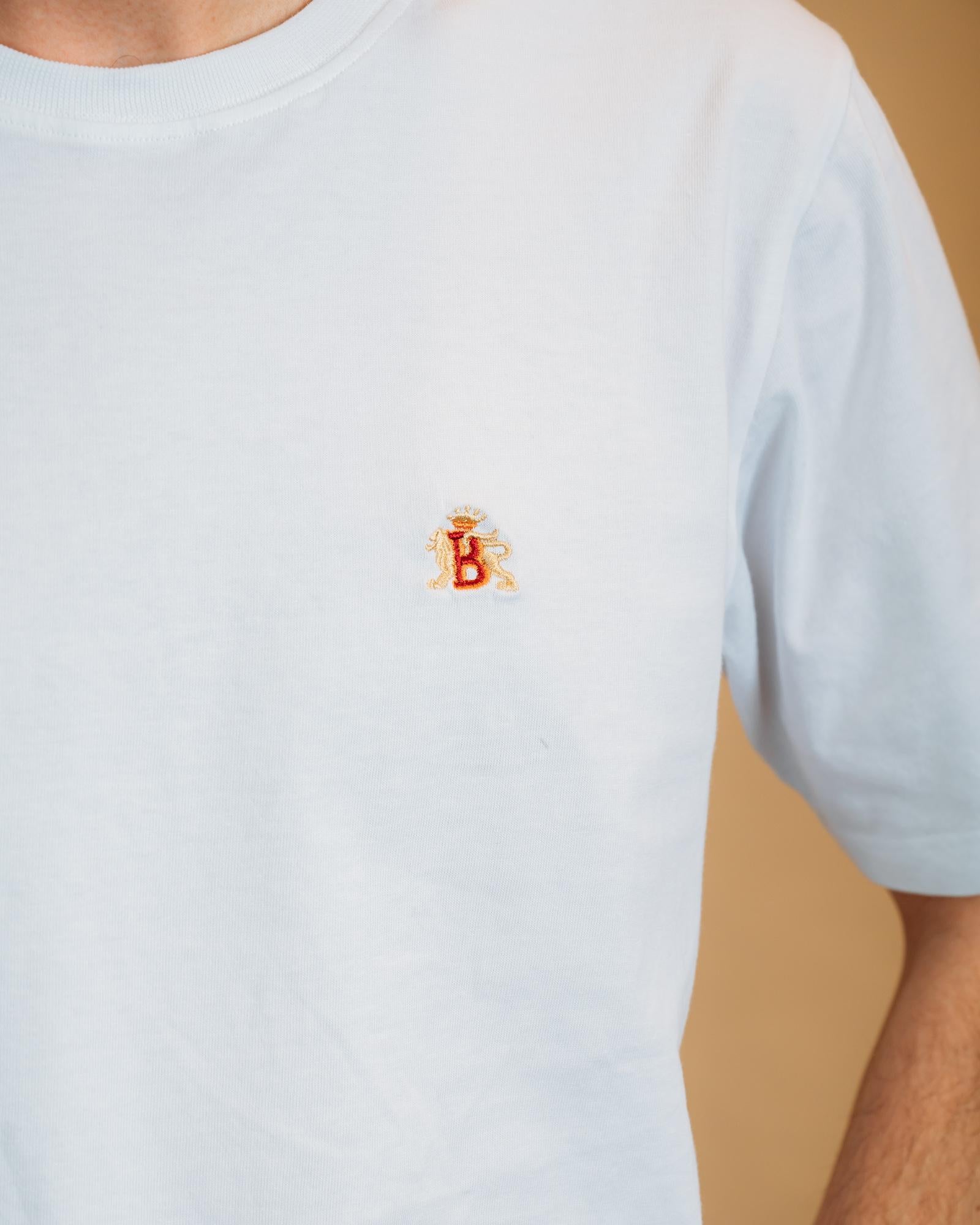 T-shirt Icon Logo Tee Bone White BRTEE0029 8011 Baracuta 
