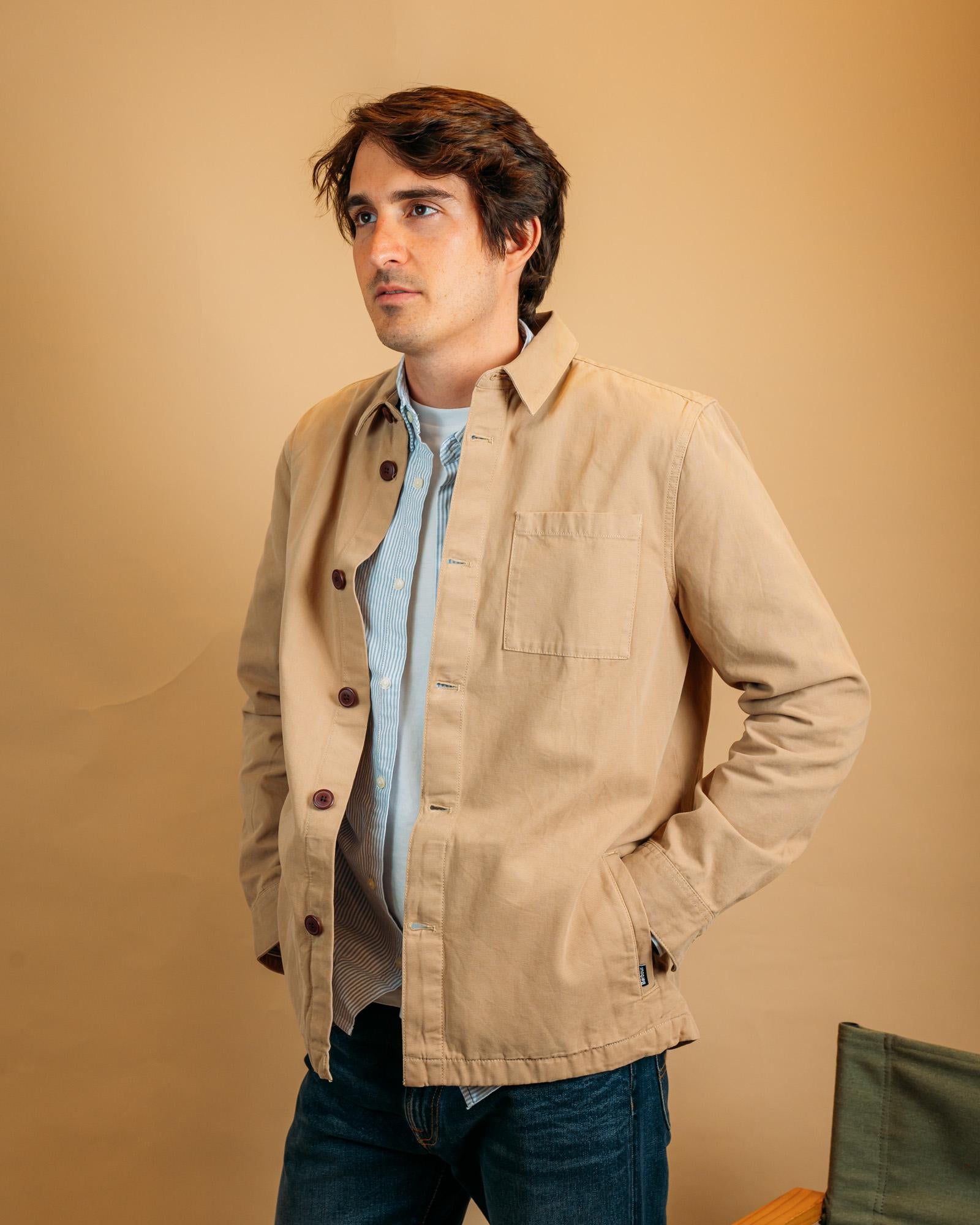 Overshirt Washed Stone MOS0281 ST17 Barbour 