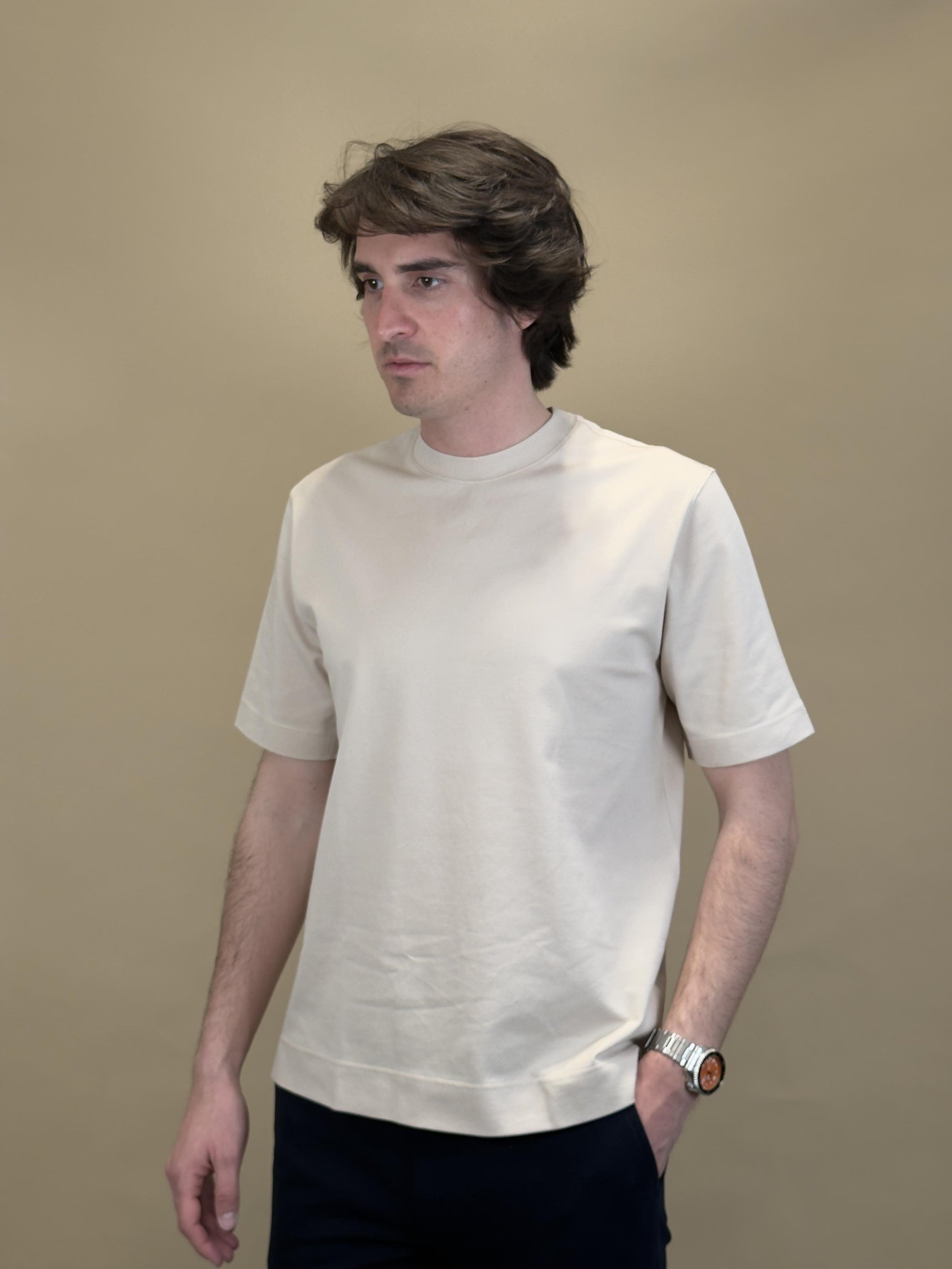 T-shirt in Piquet CN4712 1010 Circolo 1901