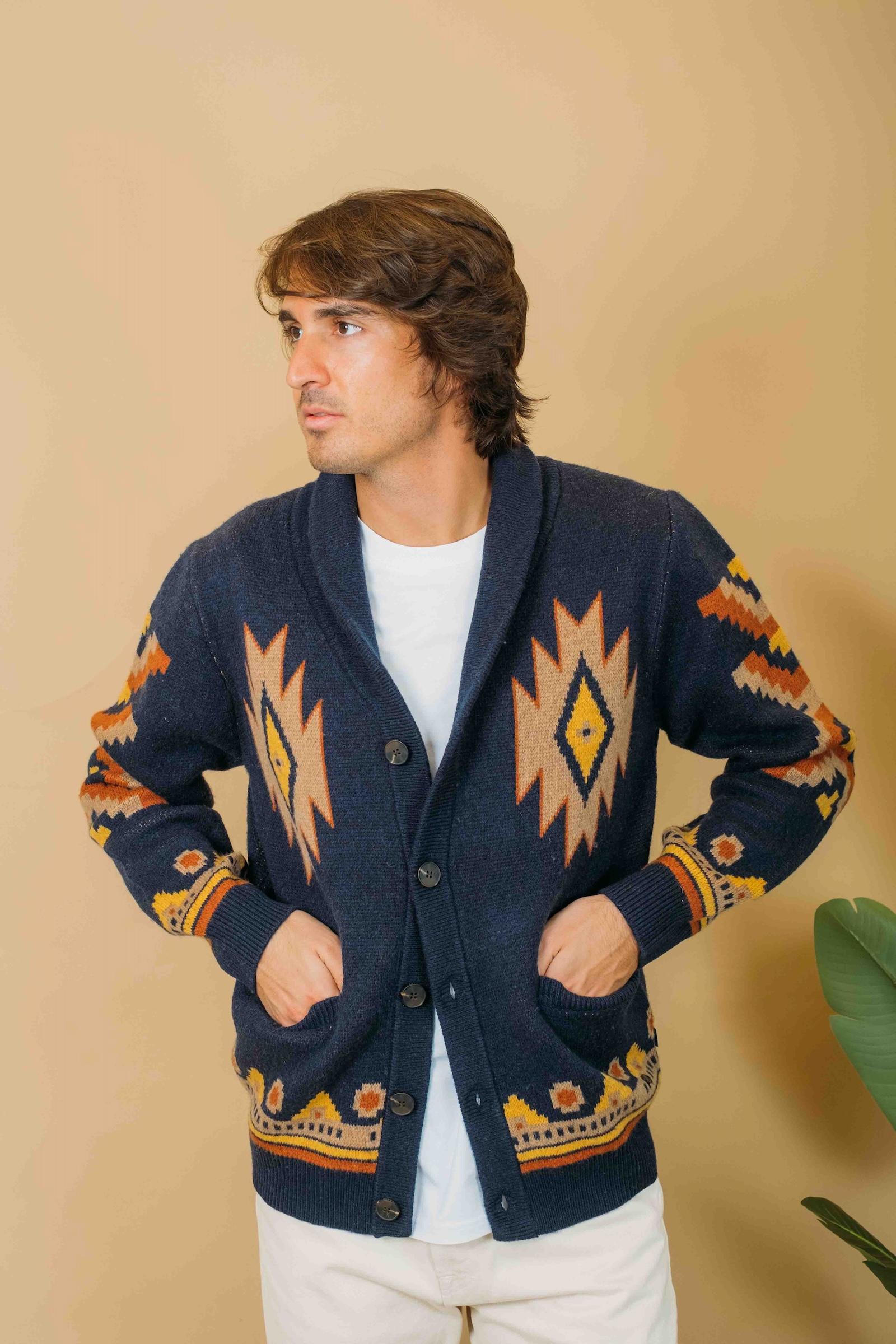 Sawyer Cardigan Jacquard SAWYER WN 5C01 Impure 