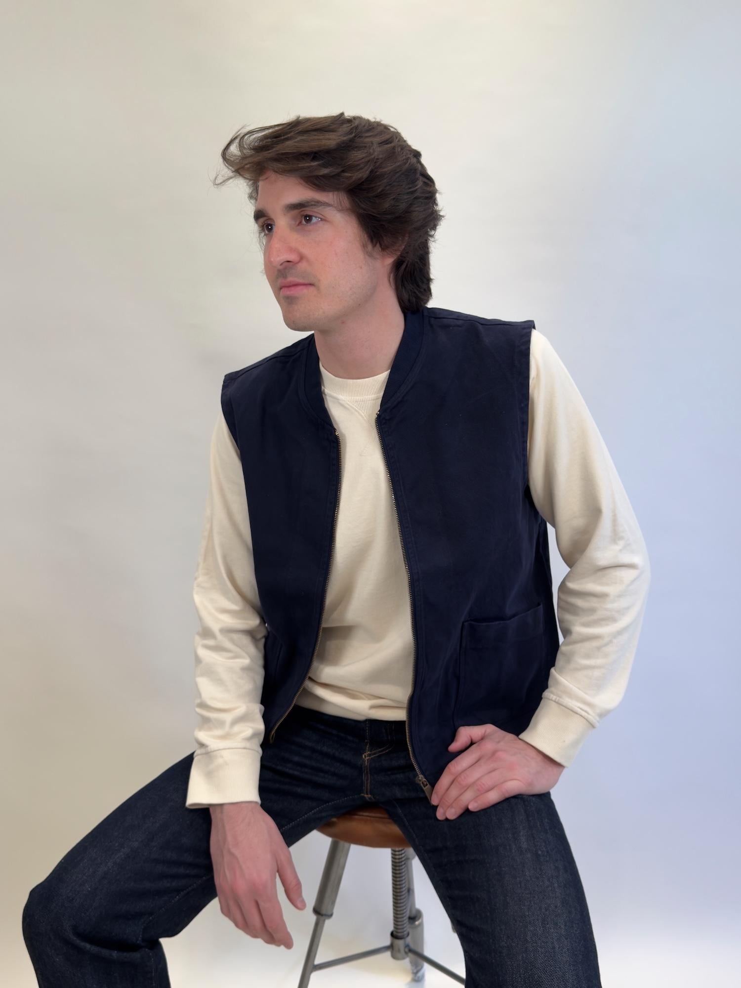 Vest Zip Ring V445 BL Seadog