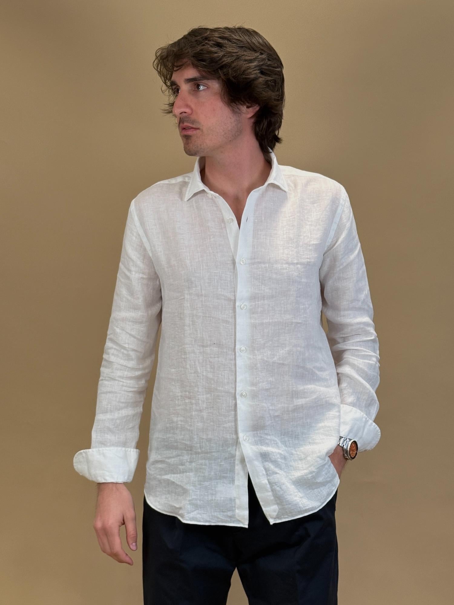 Camicia in Lino 748ML81191 001 Xacus 