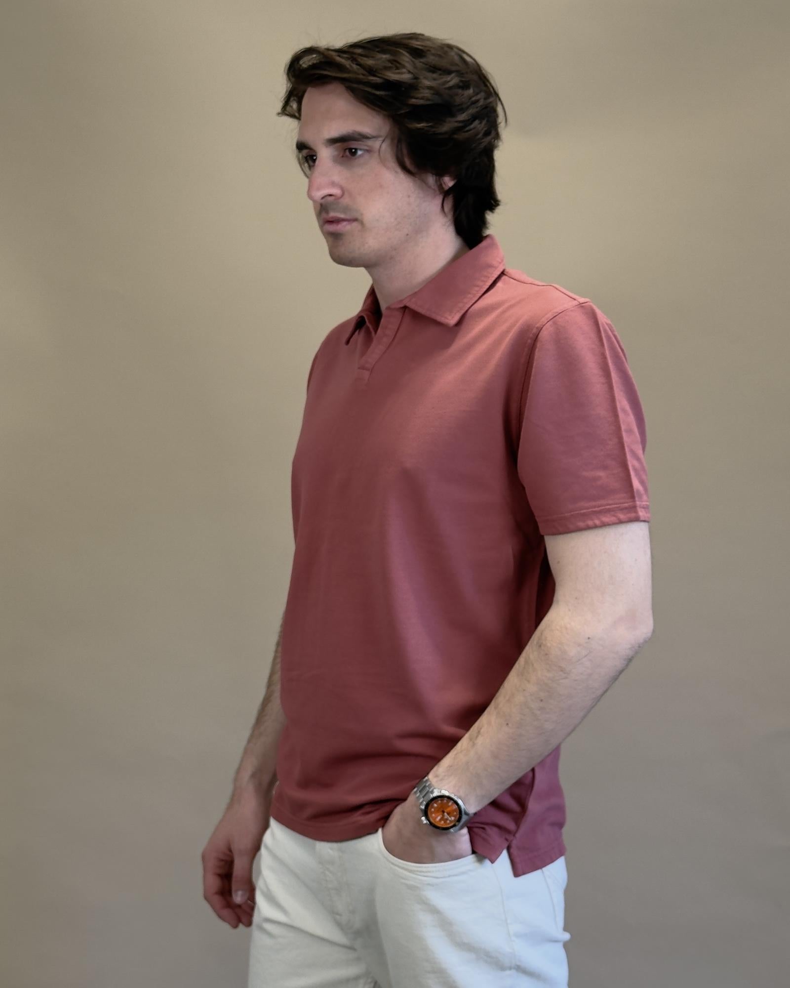 Polo in Piquet BLKM2005 RE Bl'ker