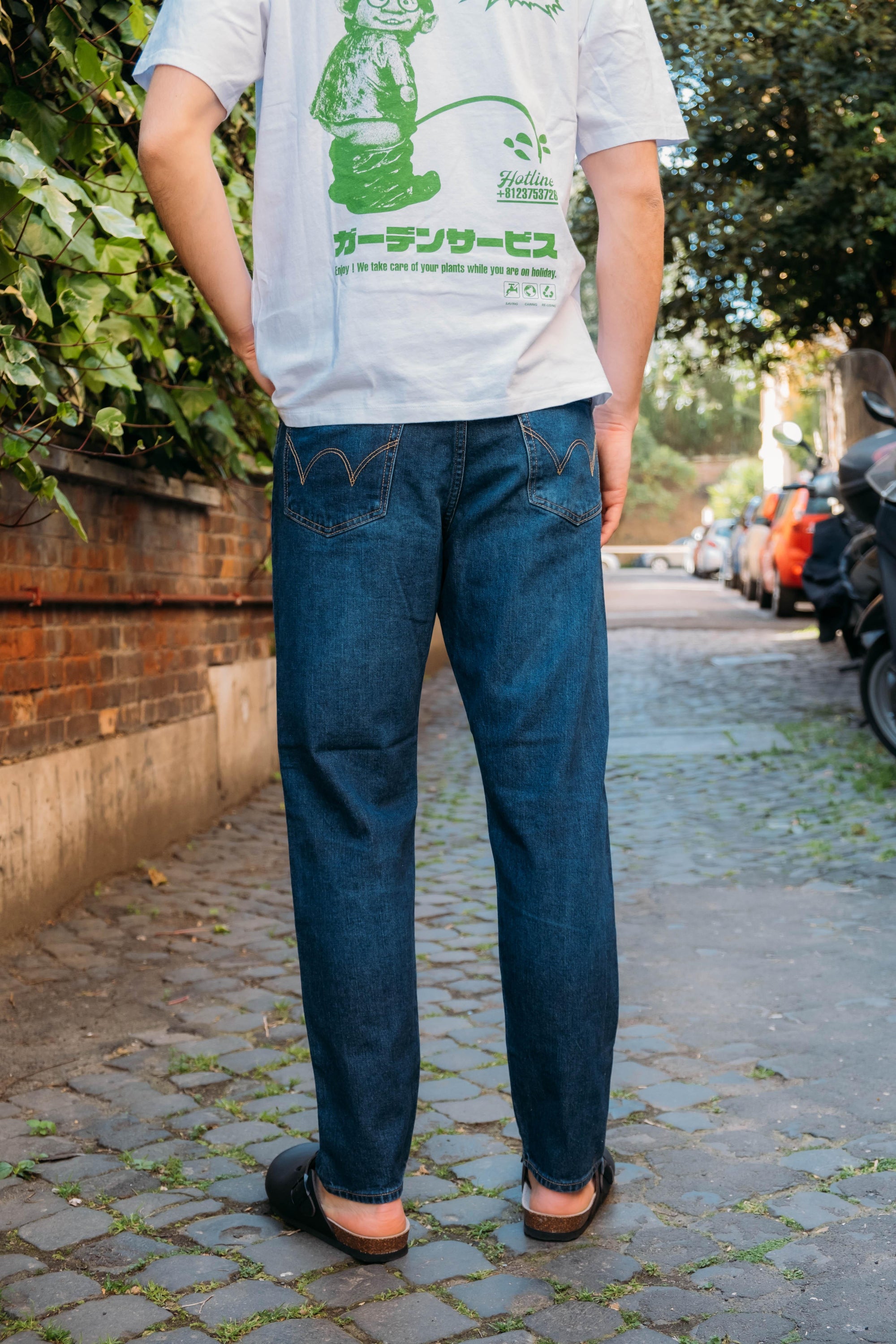 Loose "Made in Japan" Jeans I03070201K7 BLUE MID DARK USED Edwin